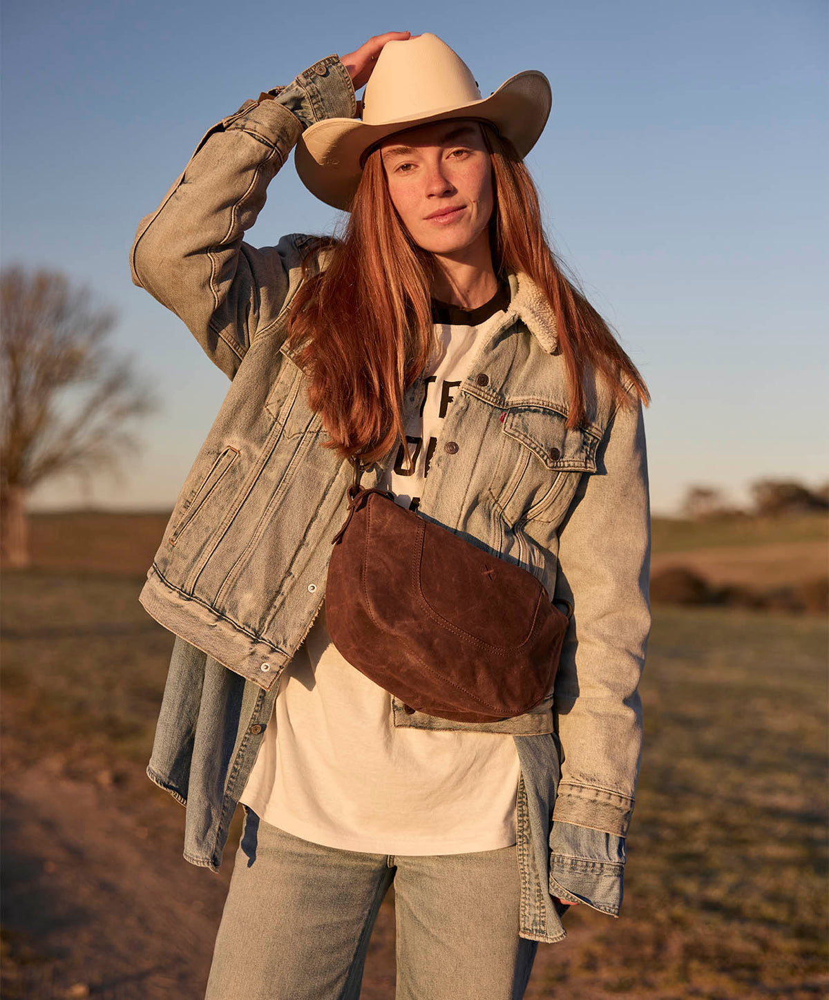 Slow Road Round Shoulder Bag | Cocoa Brown | 33*33cm - PRE SALE