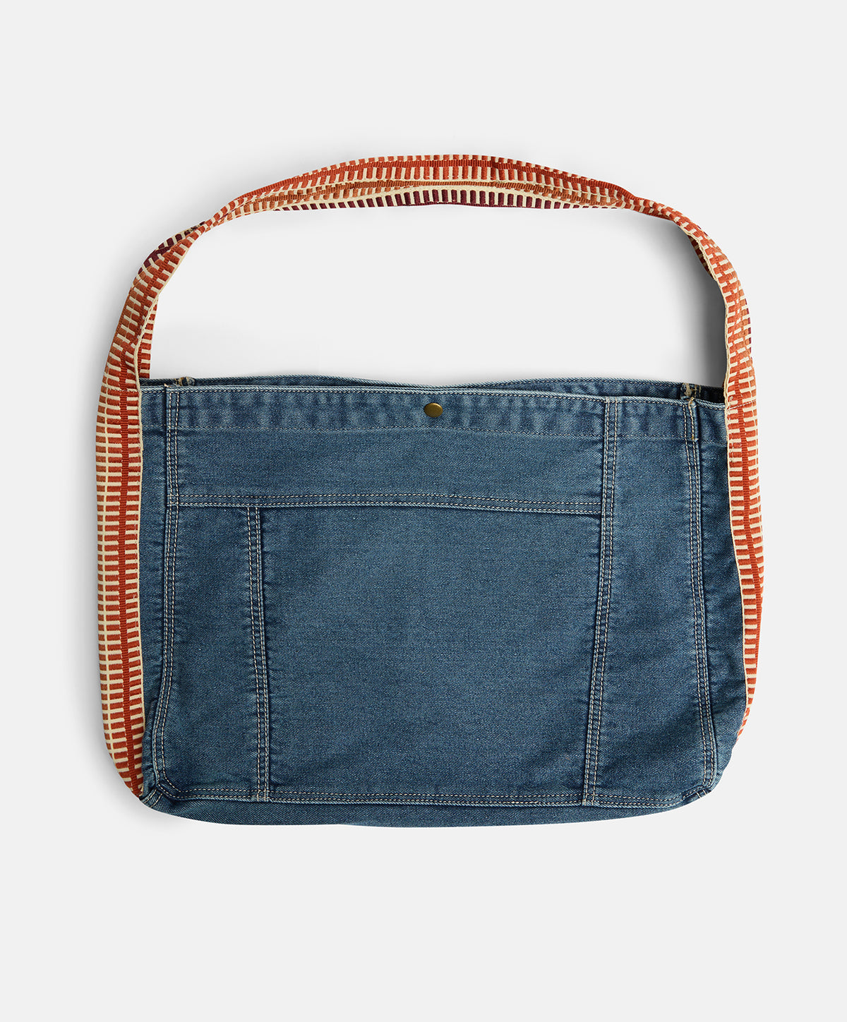 The Drover Slouch Bag | Denim | 47*34*12cm - PRE SALE