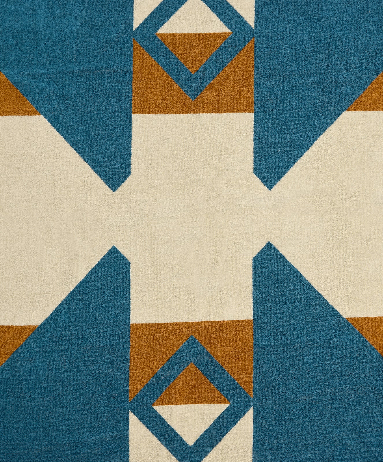 PRE-ORDER Canyon River Large Towel | Natural / Blue