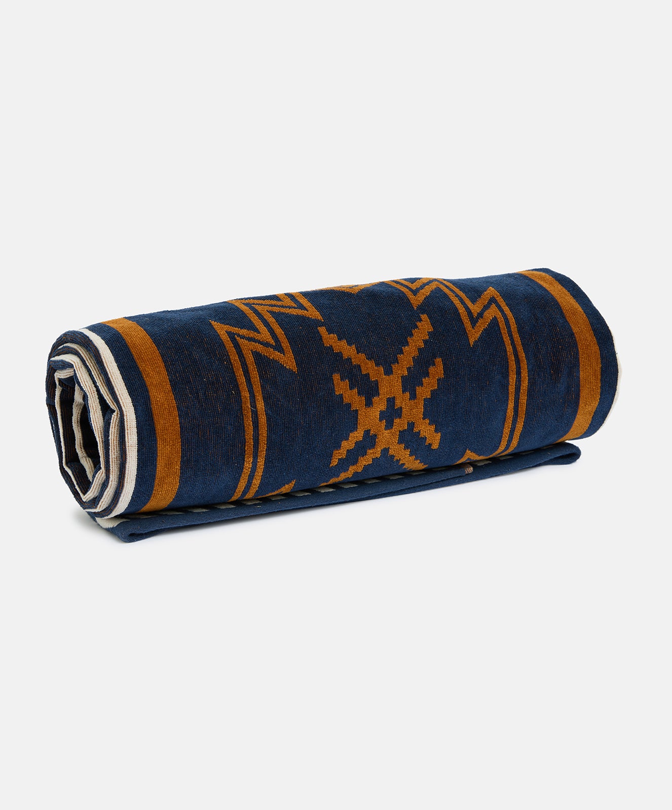 Seeker Large Towel | Navy Tan
