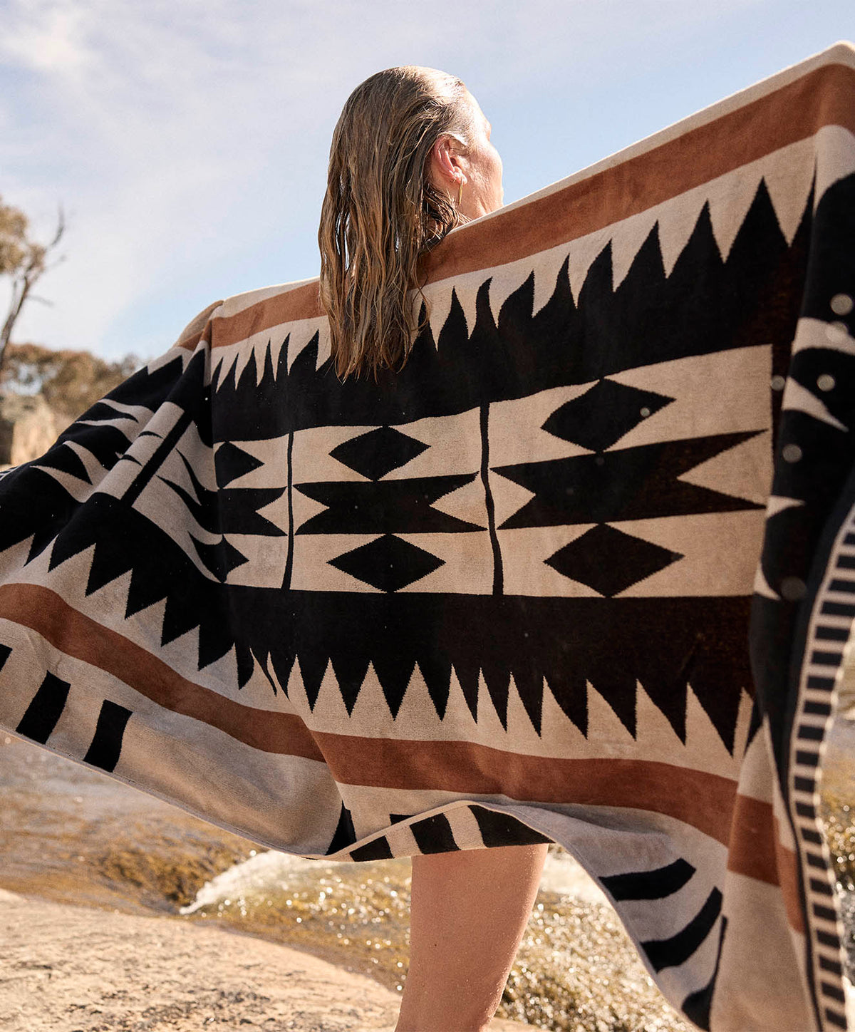 Parklands Large Towel | Natural | 40*70cm