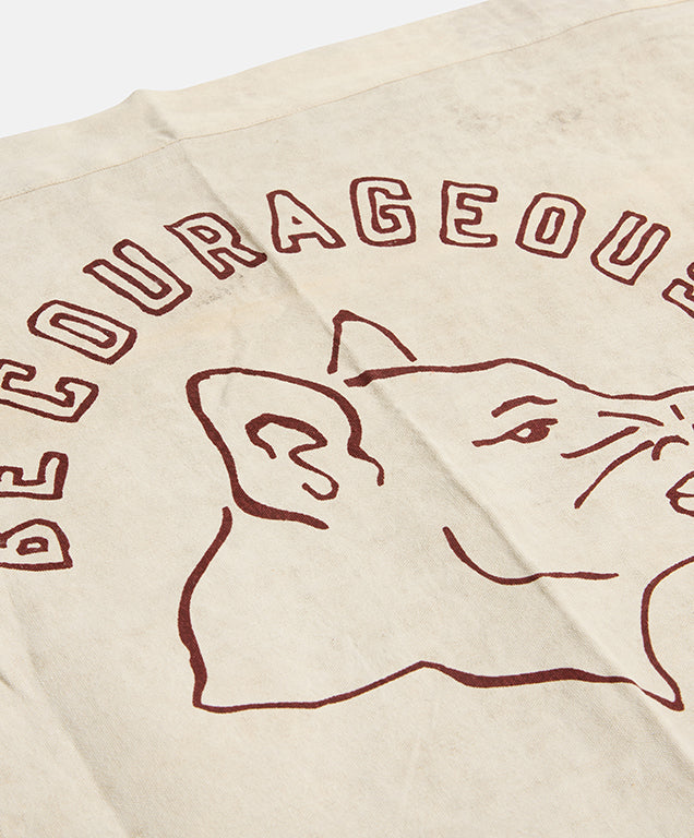 Be Courageous Wall Banner | Natural