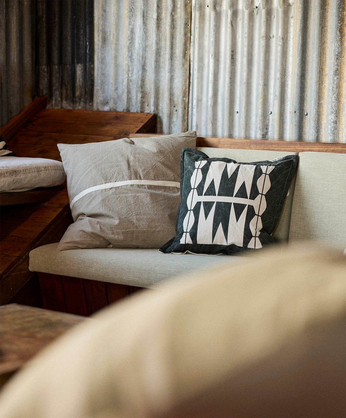 Pebble Cushion Cover | Duffle Green | 45*45