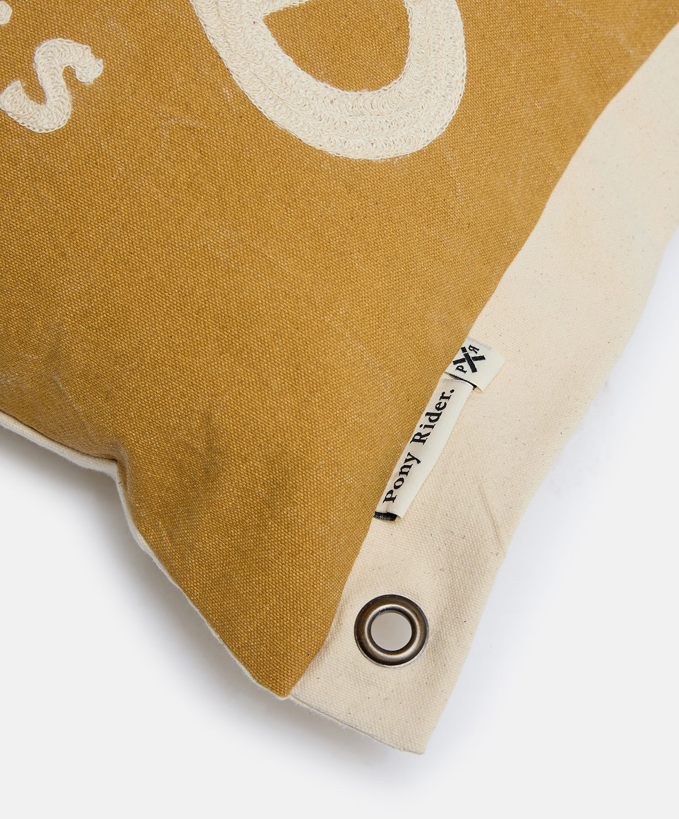 Land of Mates Cushion X Banner | Clay