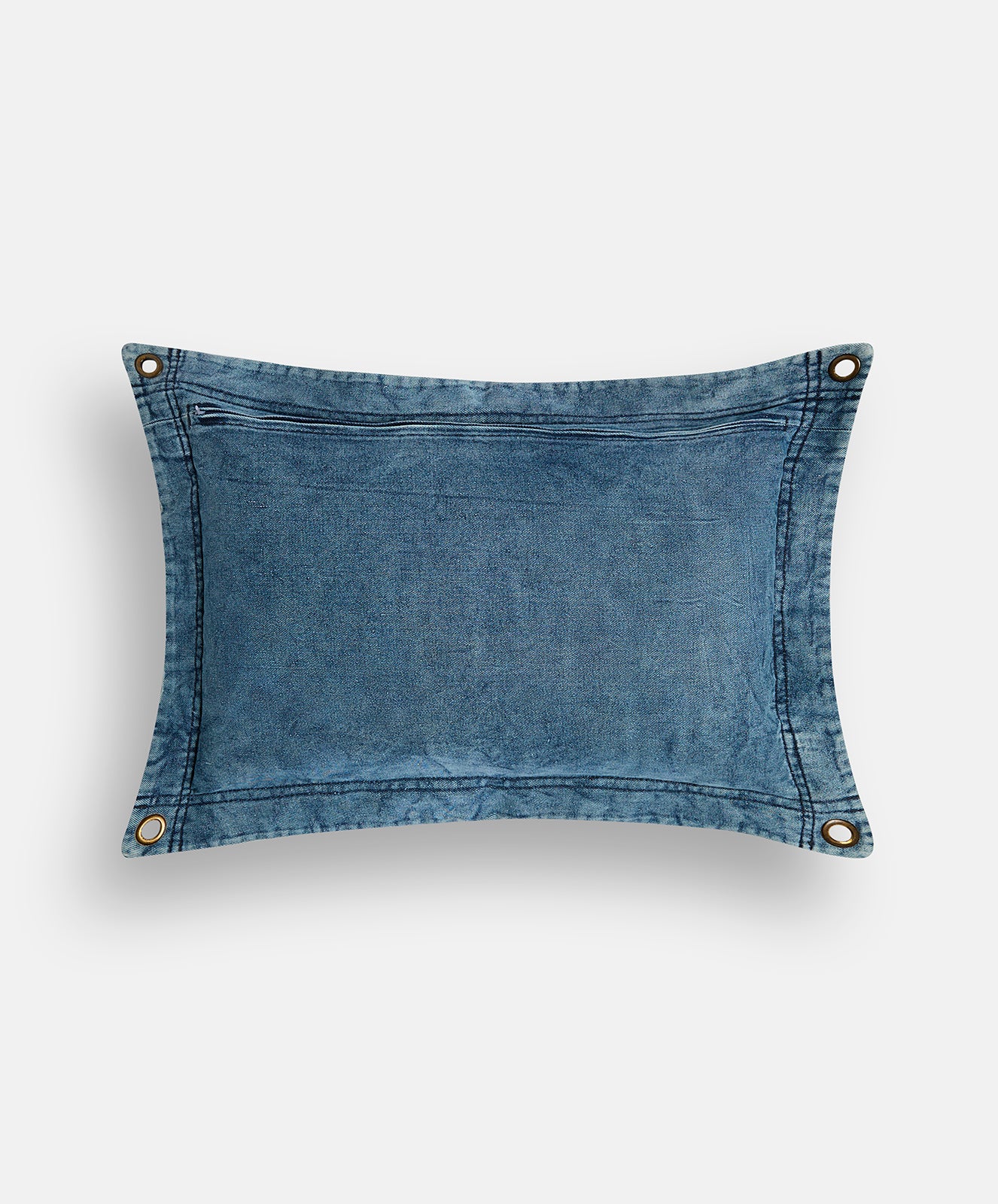 Lil Outlander Rectangle Cushion | Denim
