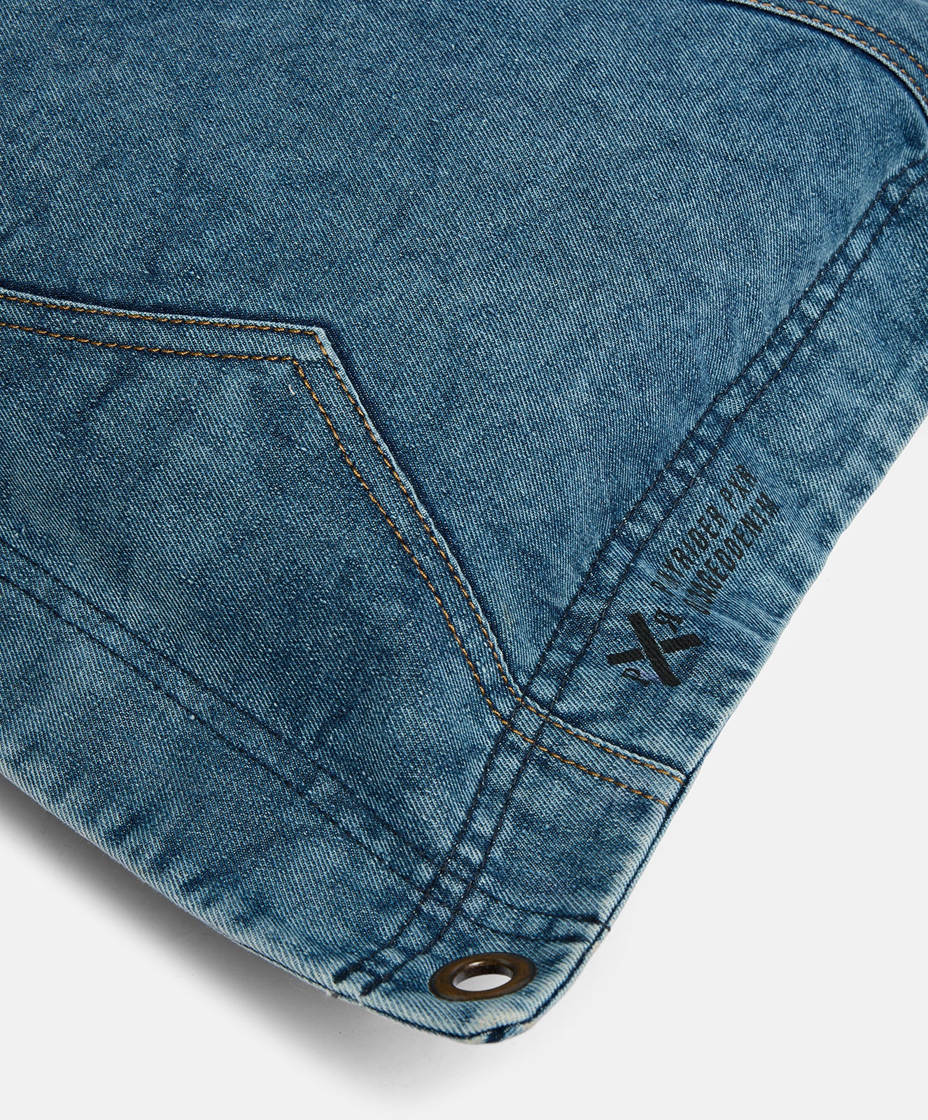 Lil Outlander Rectangle Cushion | Denim