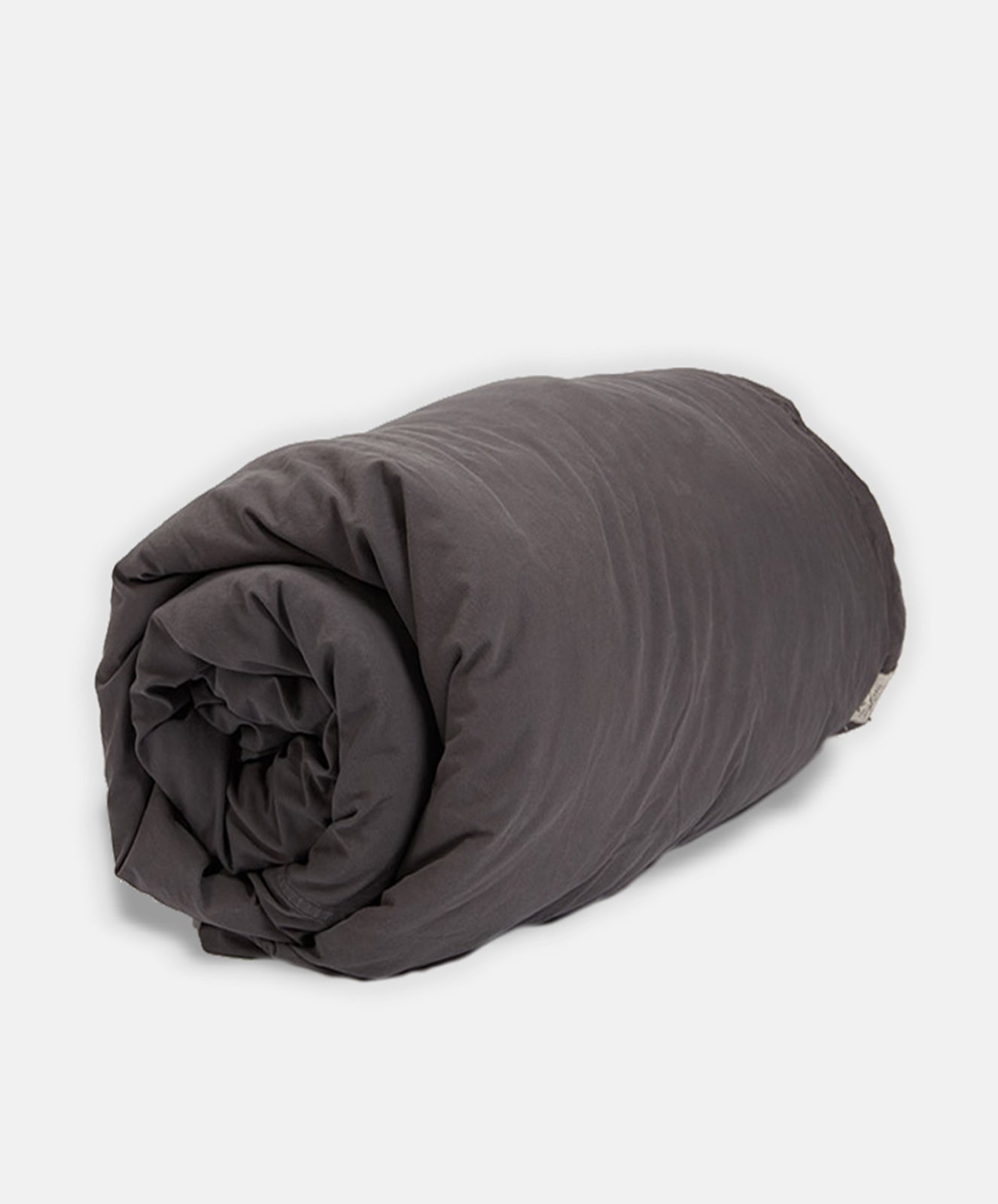 Organic Canvas Duvet Cover | Charcoal