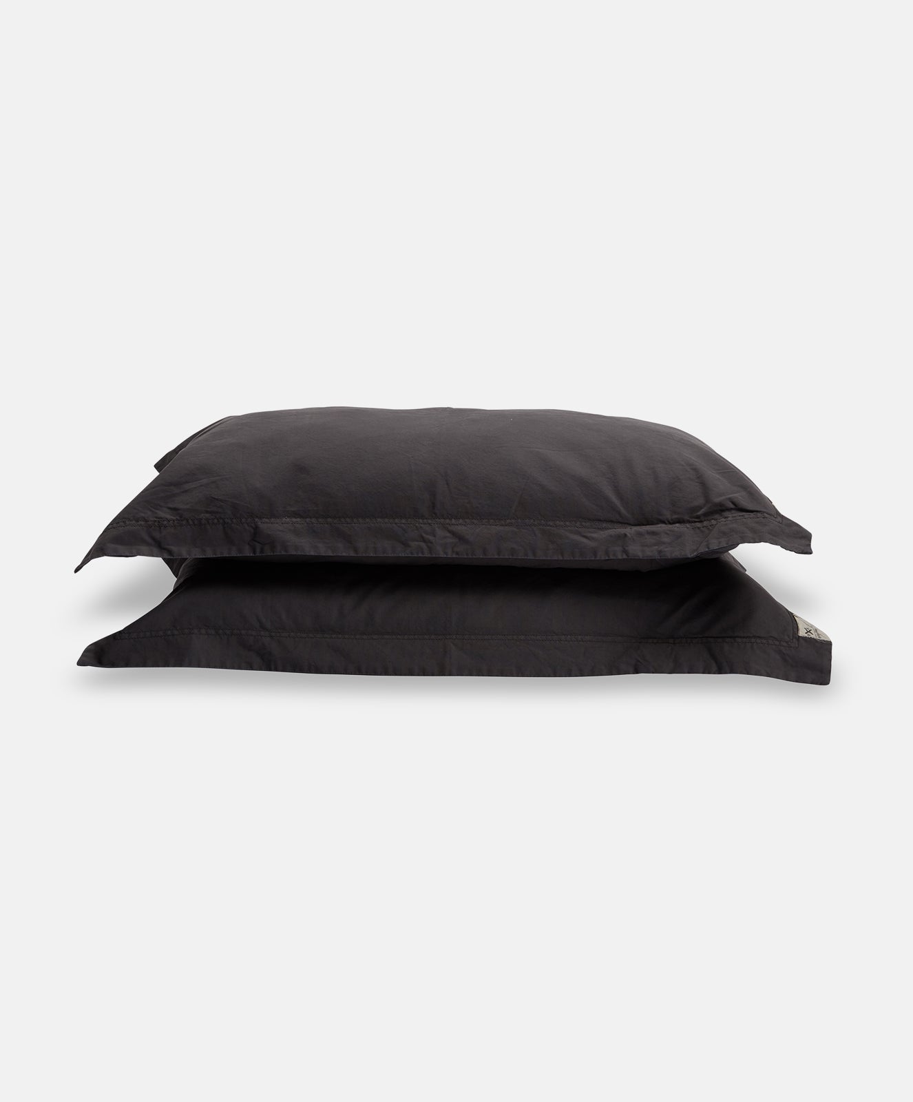 Organic Canvas Pillowcase | Charcoal