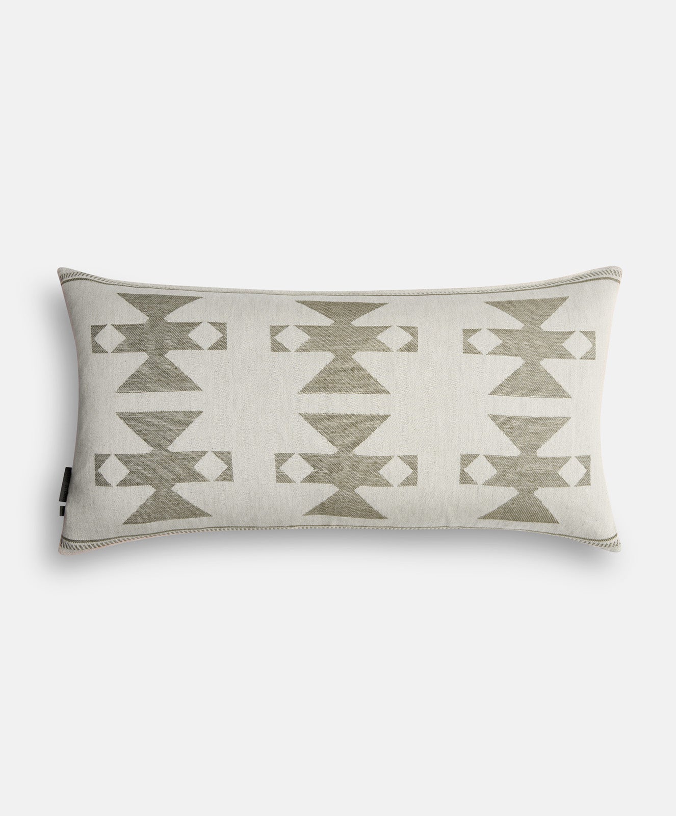 Forest Trail Rectangle Cushion | Dark Olive