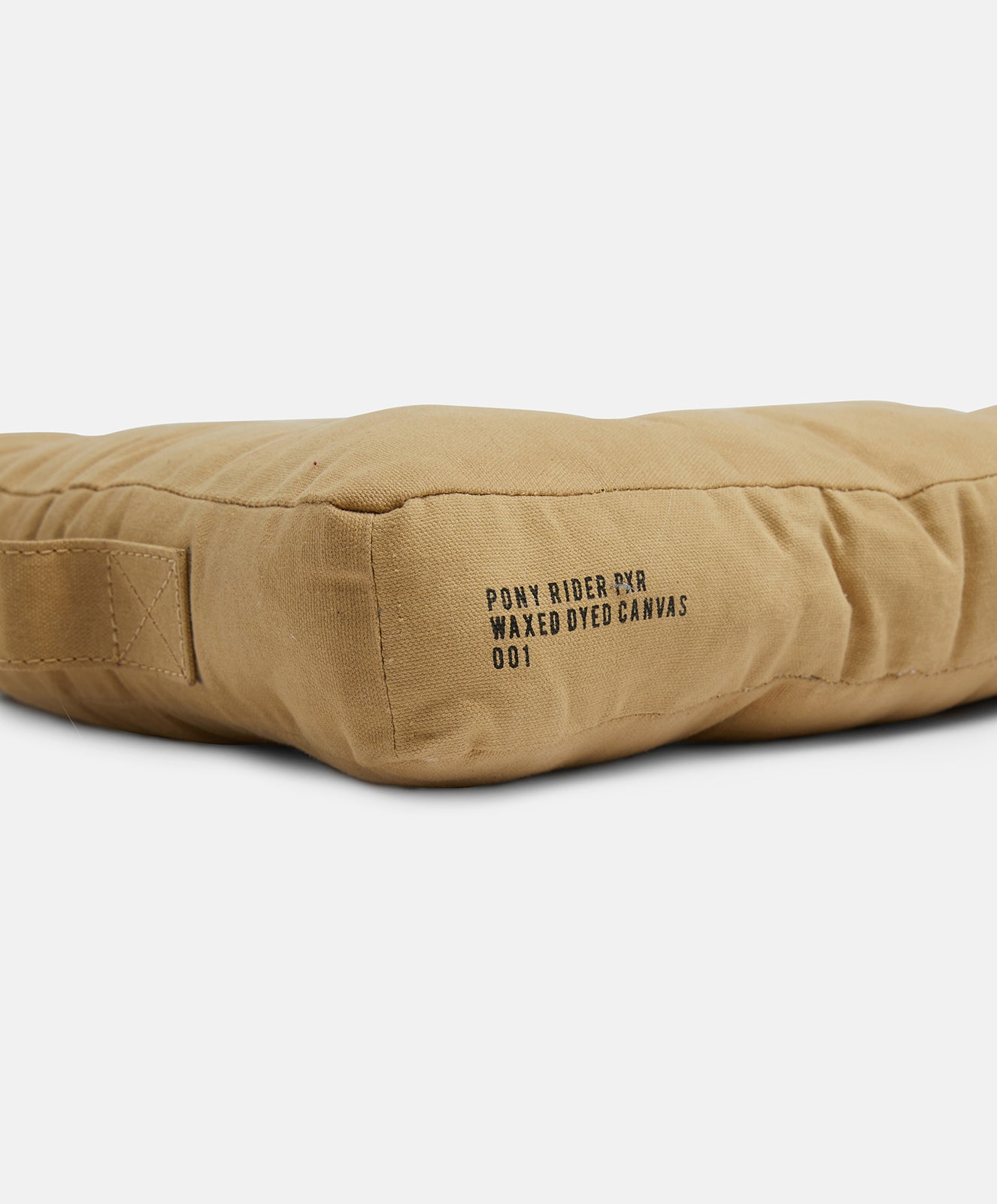 Camp Fire Outdoor Seat Cushion Square | Waxed Clay | Clay