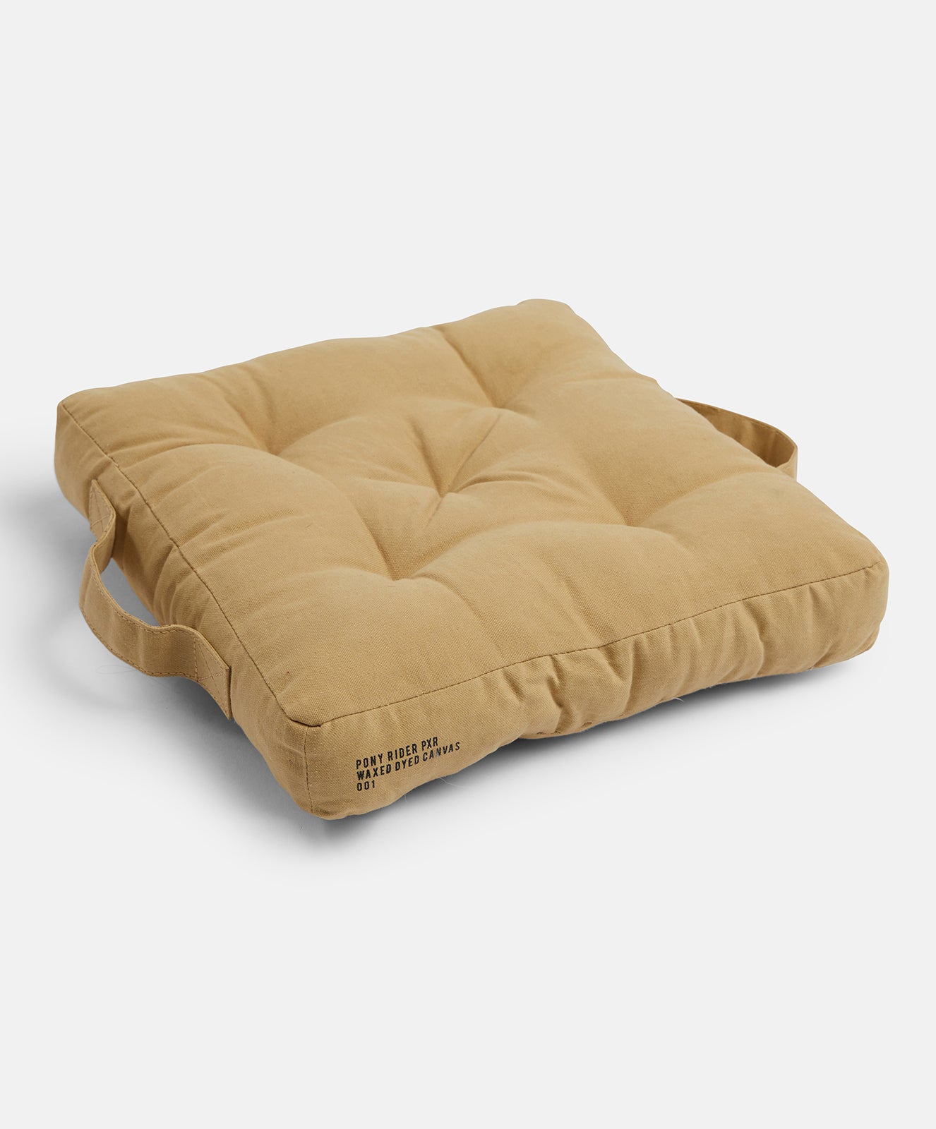 Camp Fire Seat Cushion Square | Waxed Clay | Clay