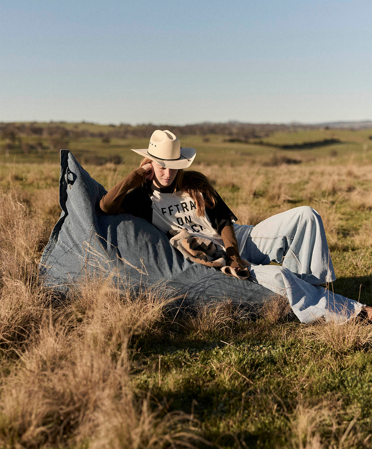 The Drover Bean Bag | Denim - PRE SALE