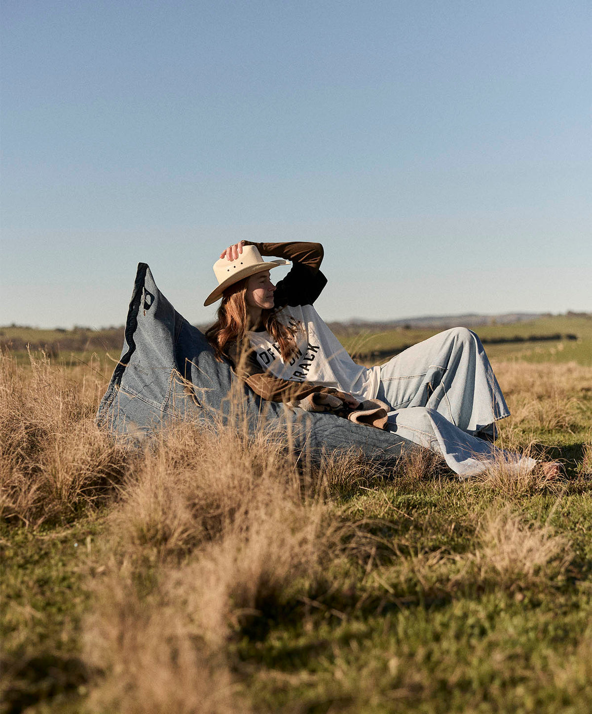 The Drover Bean Bag | Denim - PRE SALE