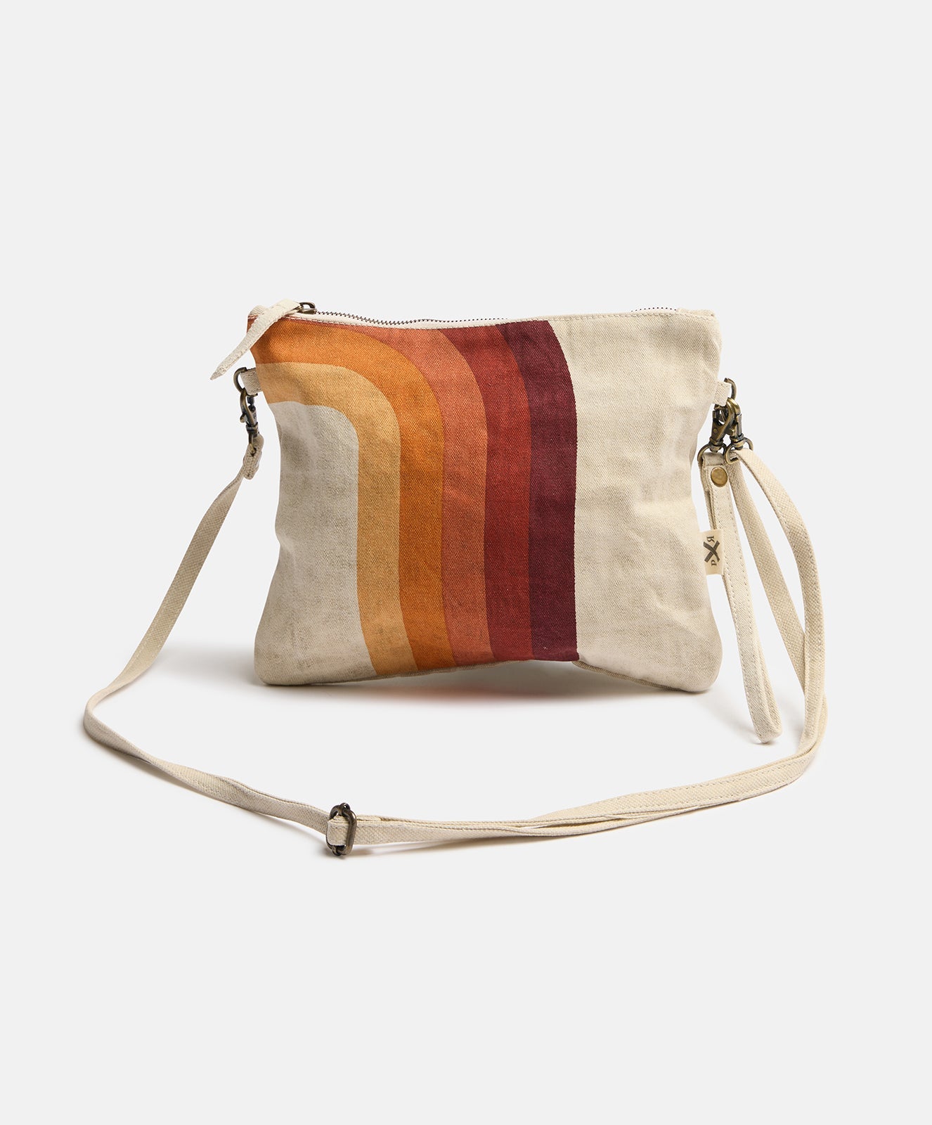 Ground Up Clutch Bag | Natural Stripe