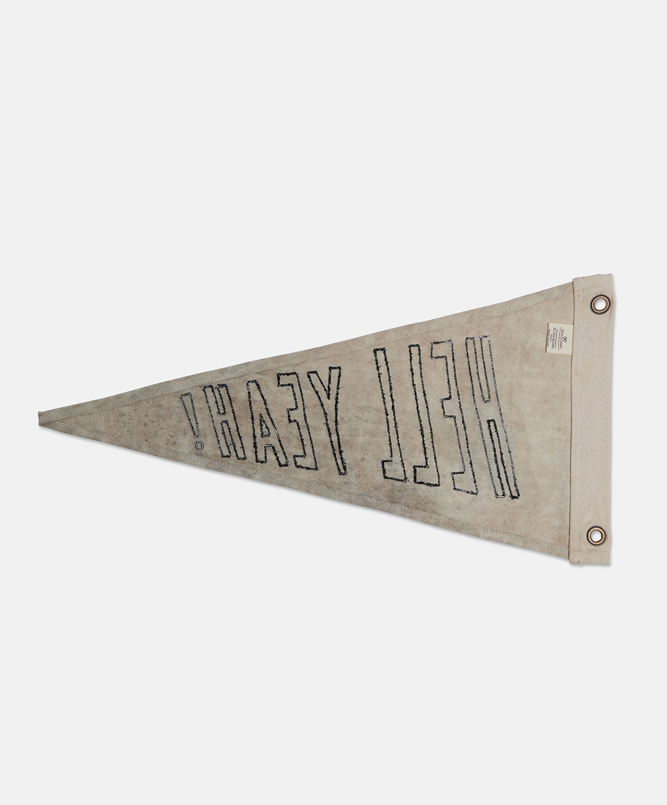 Hell Yeah Flag Wall Banner | Natural | Upcycled