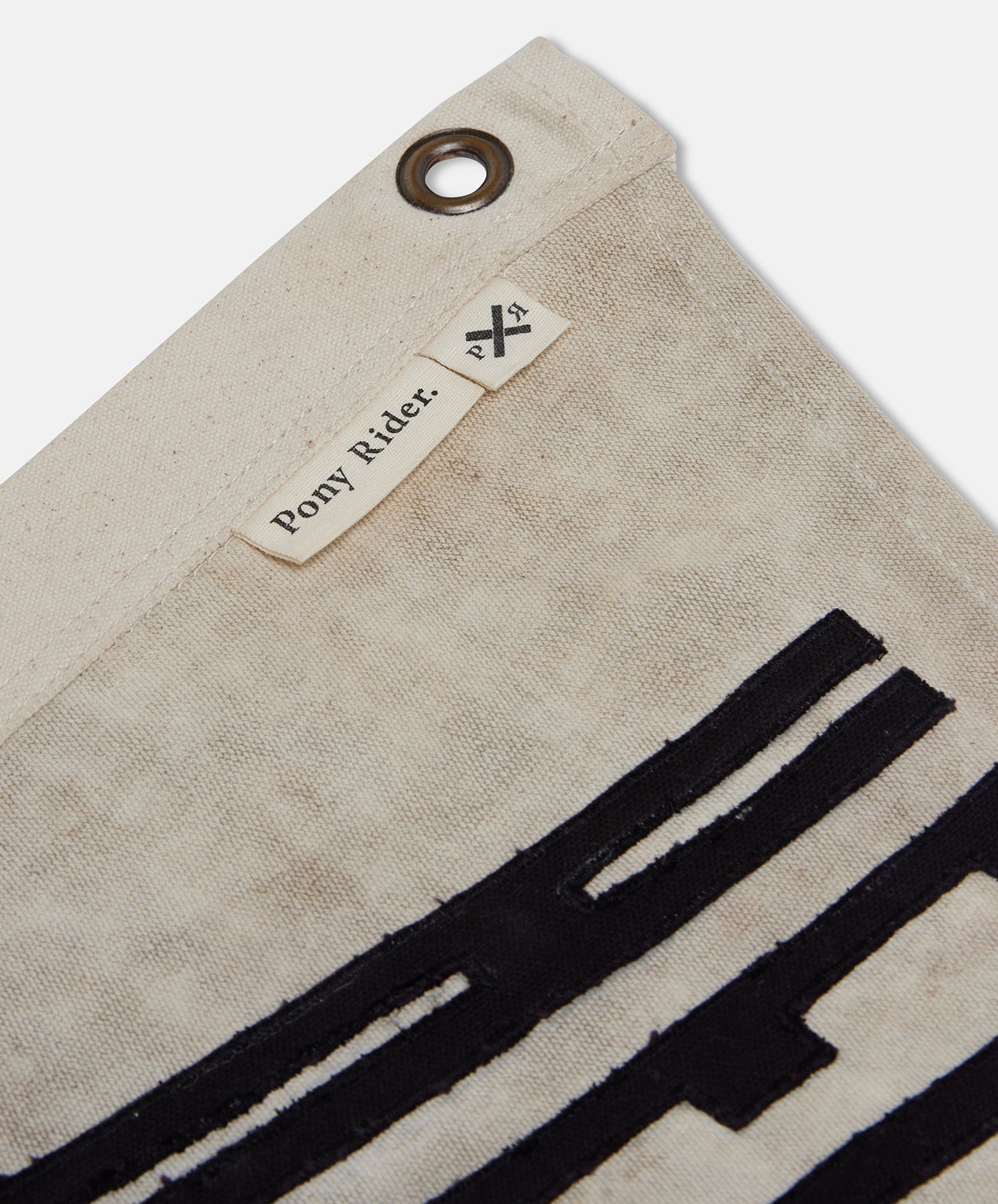 Hell Yeah Flag Wall Banner | Natural | Upcycled