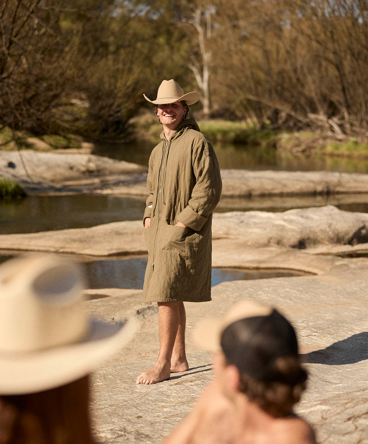 High Tide Plunge Canvas Jacket | Khaki | O/S