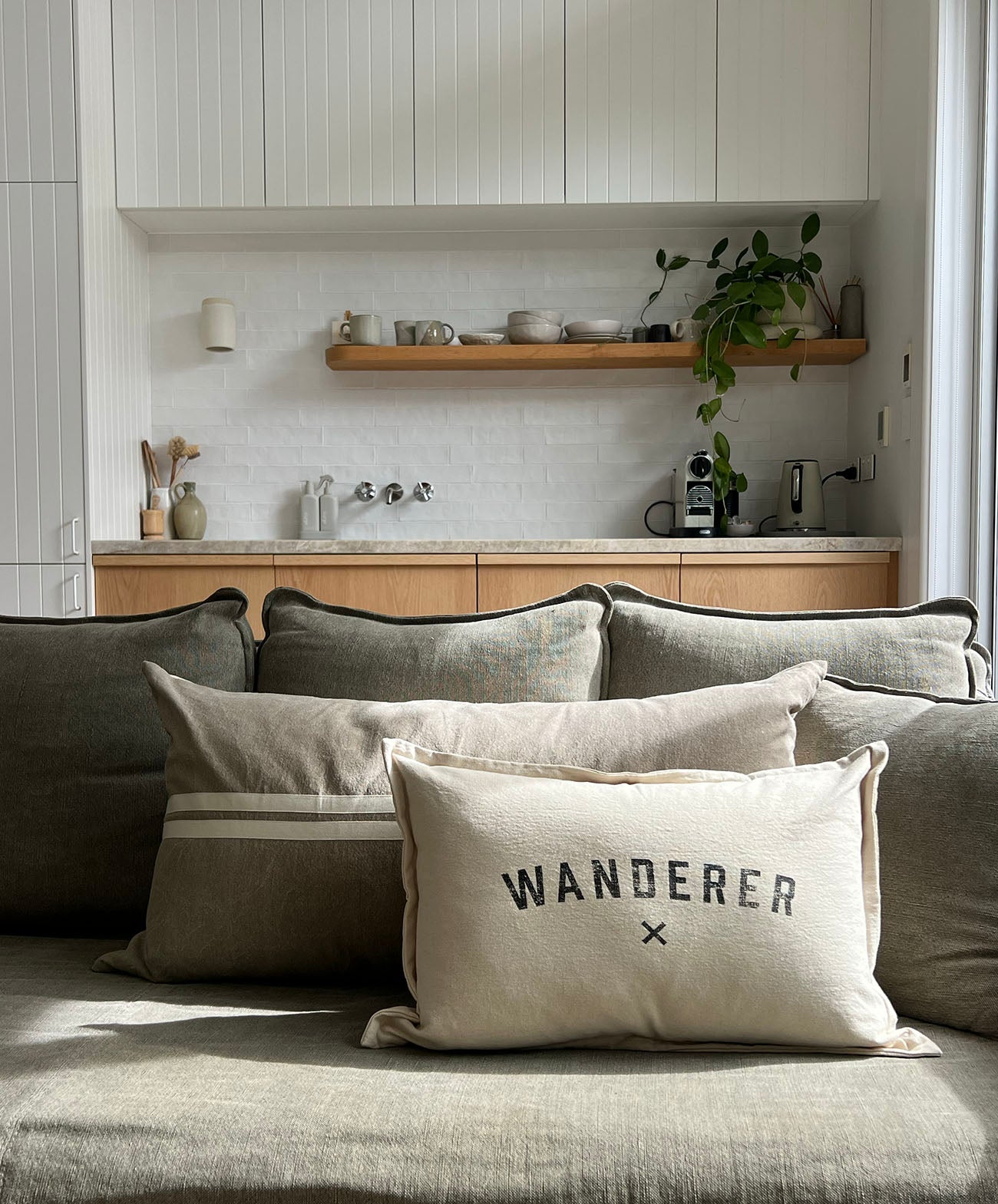 Wanderer Cushion Cover | Natural