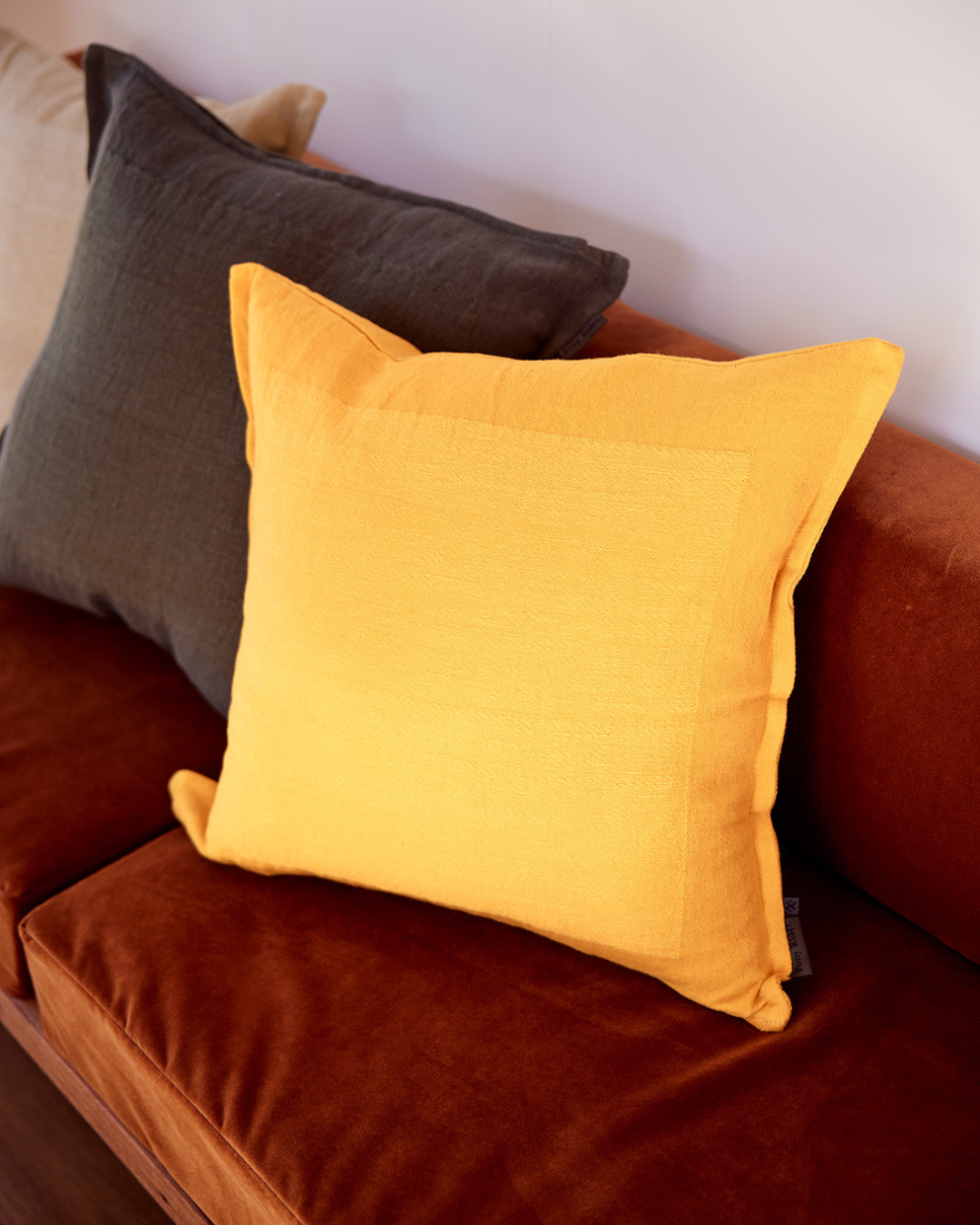 Bare Bones Linen Cushion | Sunrise