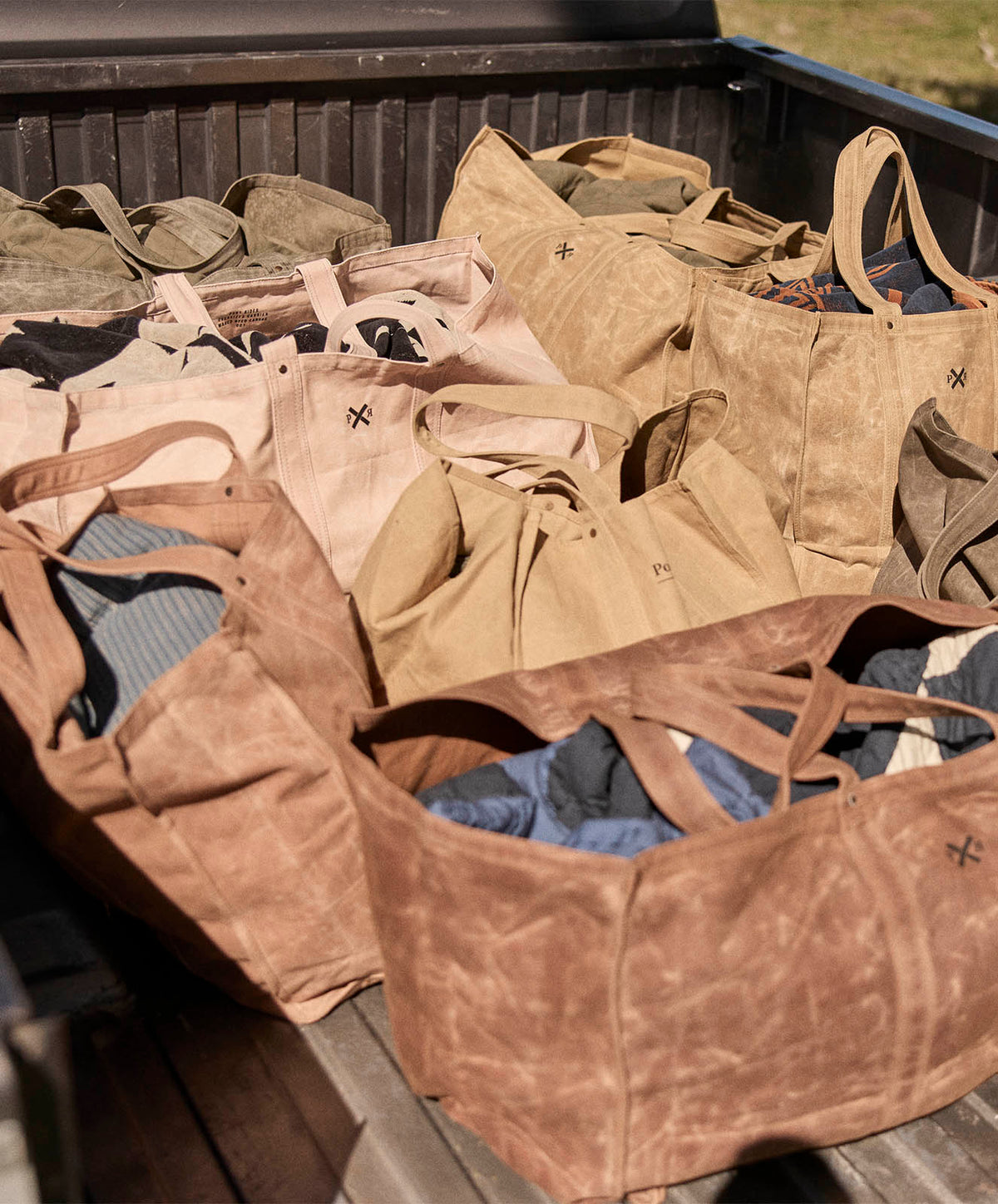 Market Carry All Canvas Tote Bag | Spice
