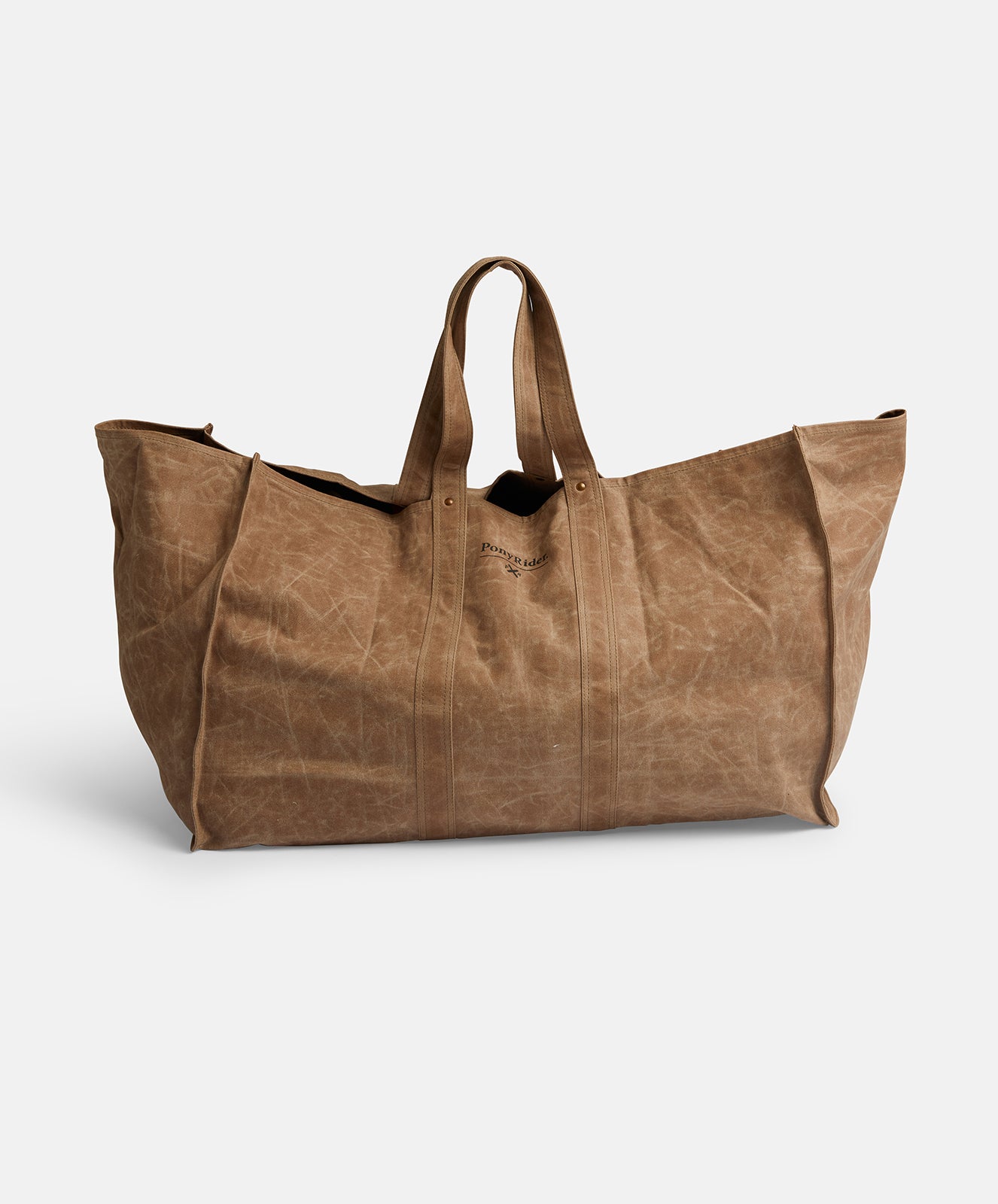 Market Carry All Canvas Tote Bag | Toffee Brown