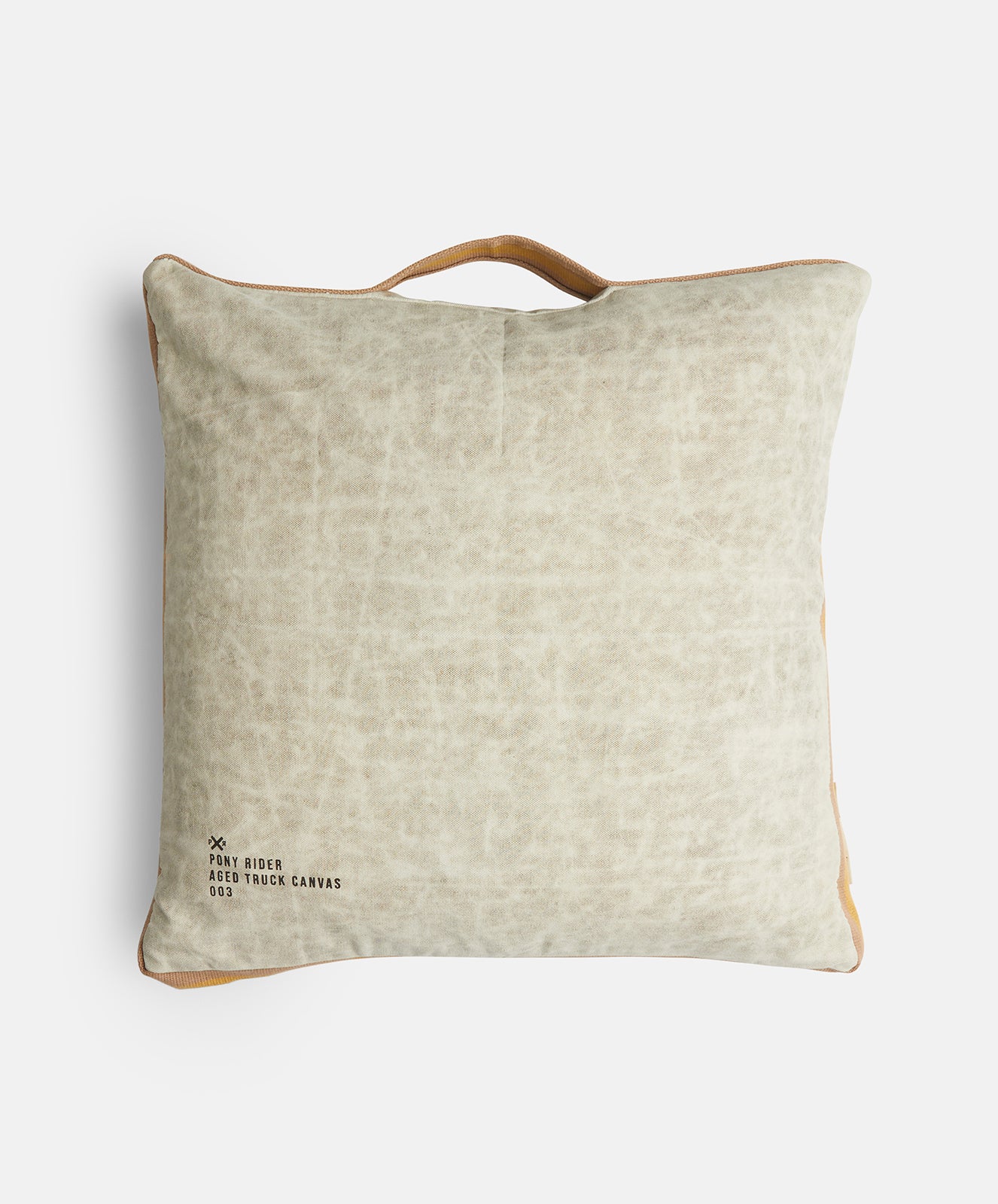 Mr Slow Cushion | Natural Up-cycled | Donkey / Clay