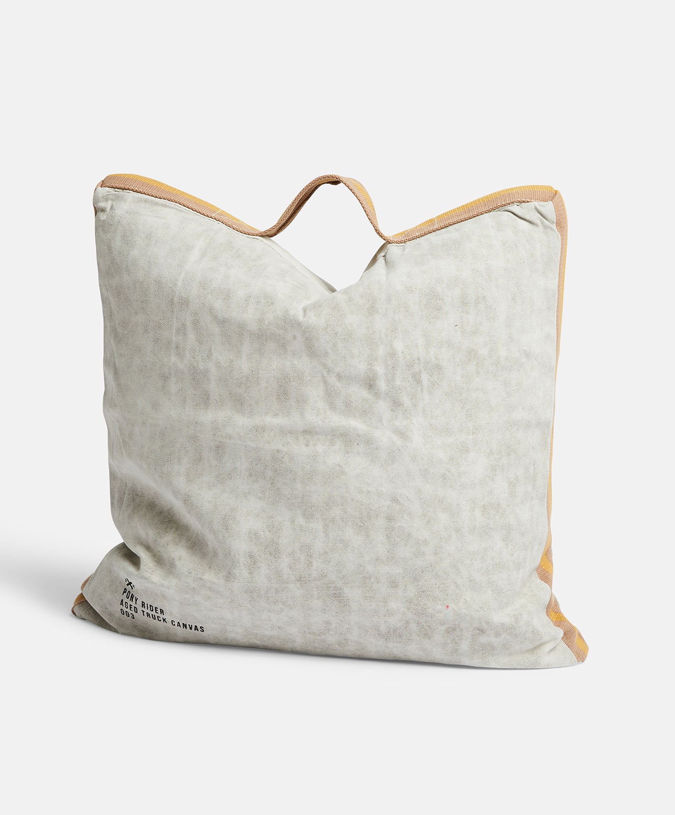 Mr Slow Cushion | Natural Up-cycled | Donkey / Clay