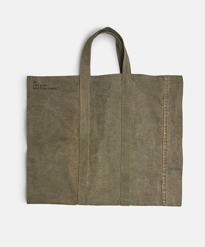 Camp Fire Timber Carry Bag | Khaki Upcycled