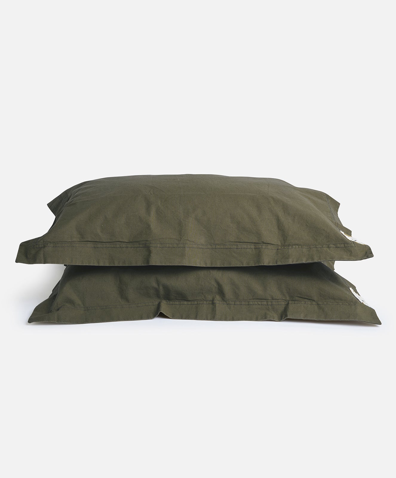 Organic Canvas Pillowcase | Khaki