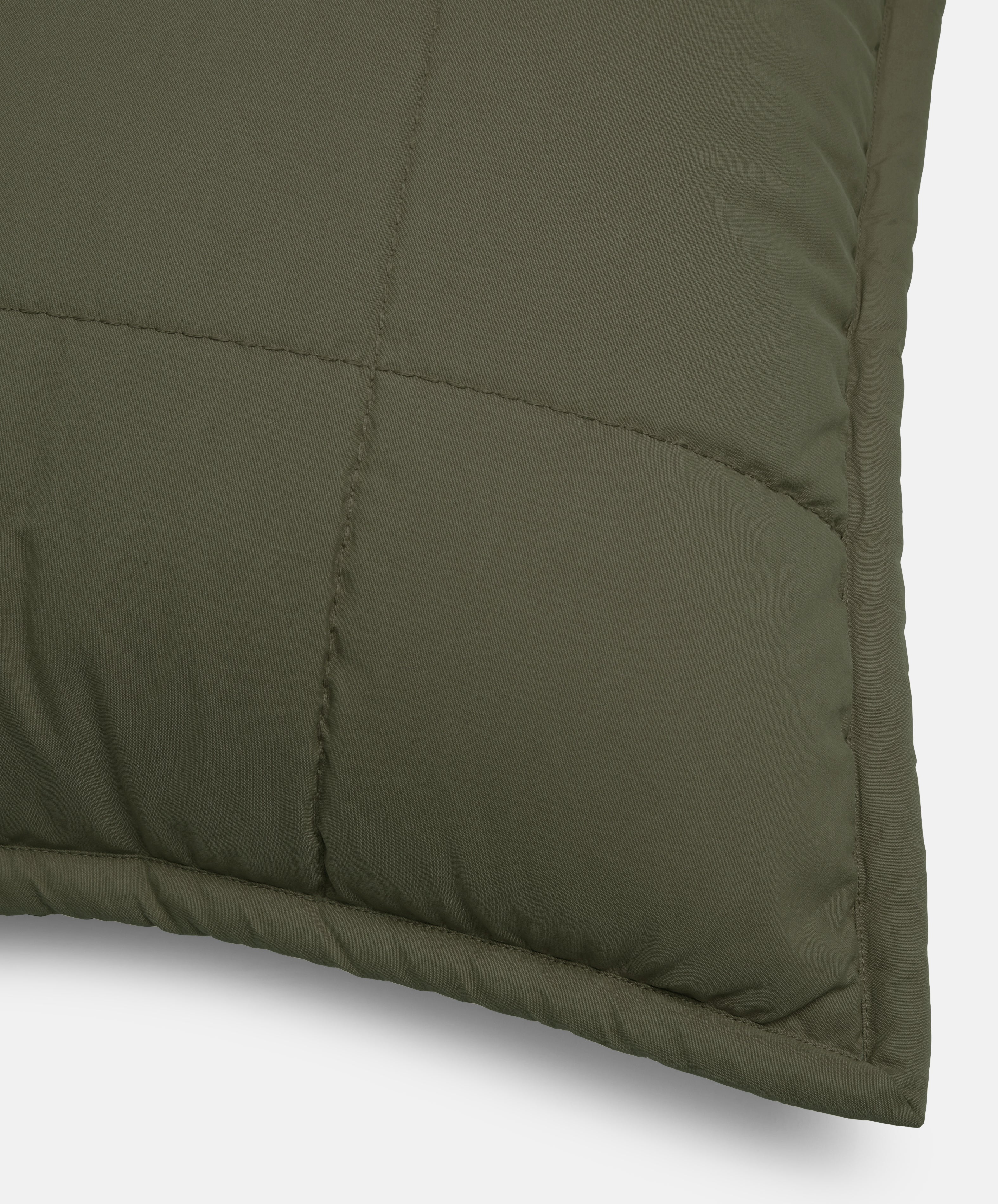 Organic Cabin Quilted Sham | Khaki