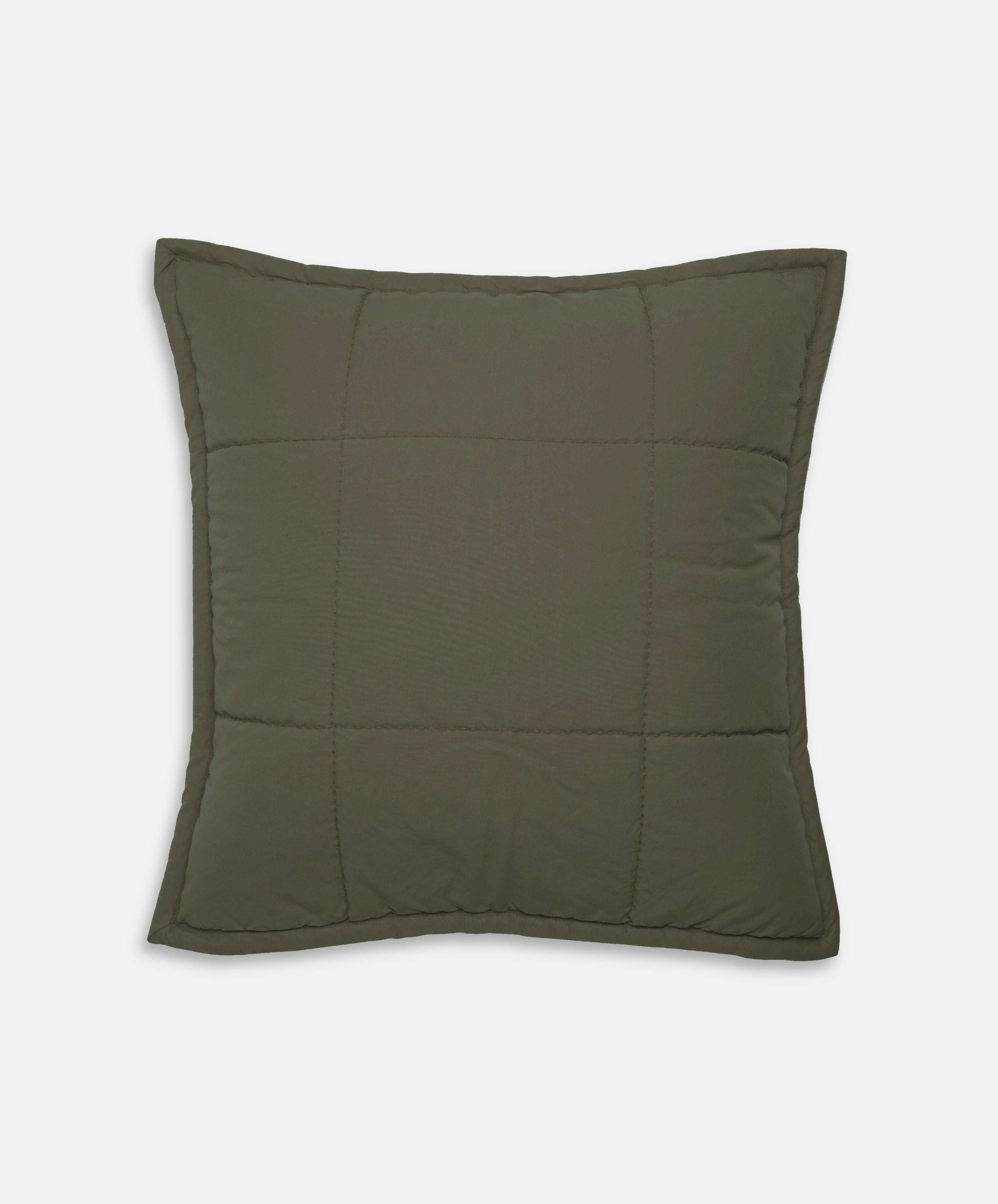 Organic Cabin Quilted Sham | Khaki