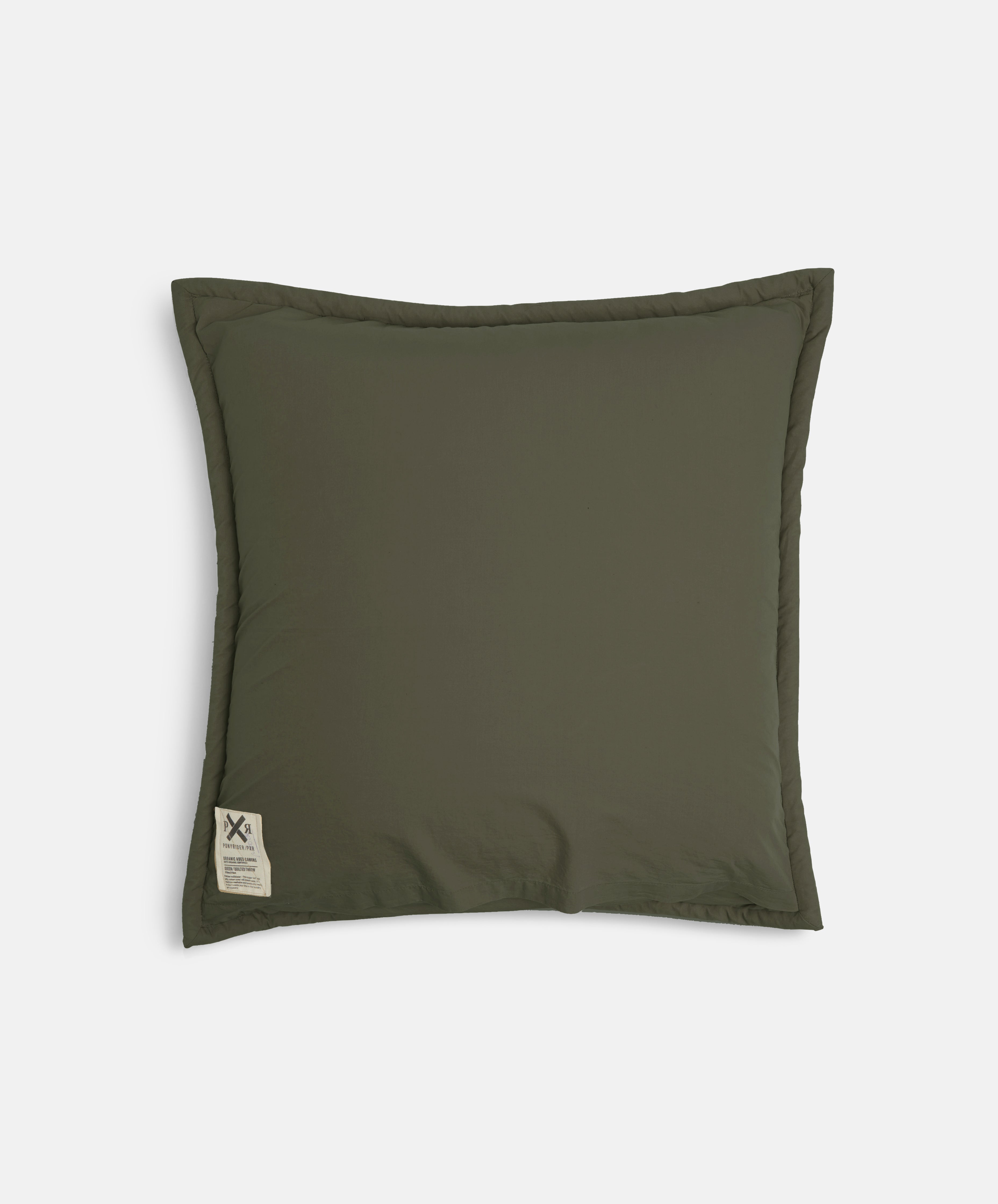 Organic Cabin Quilted Sham | Khaki