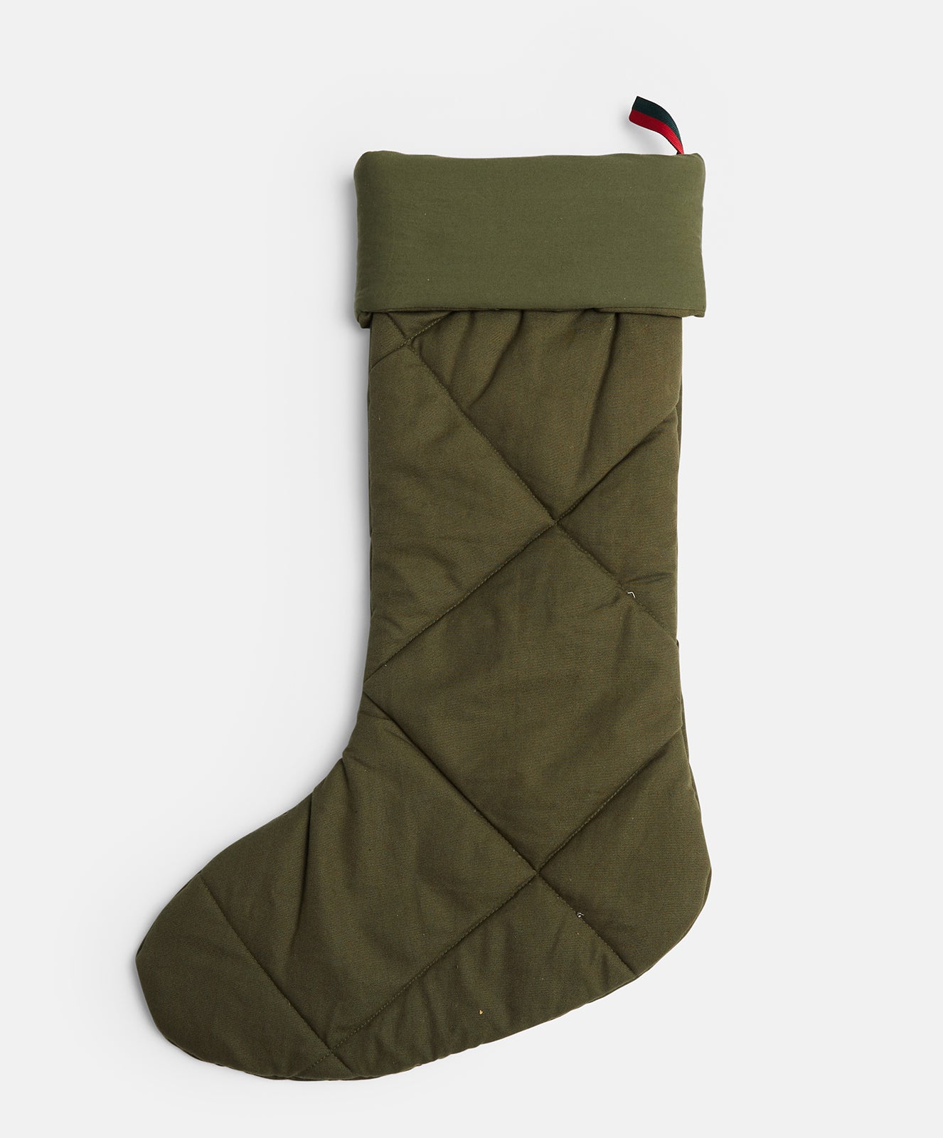 Organic Canvas Christmas Stockings | Khaki