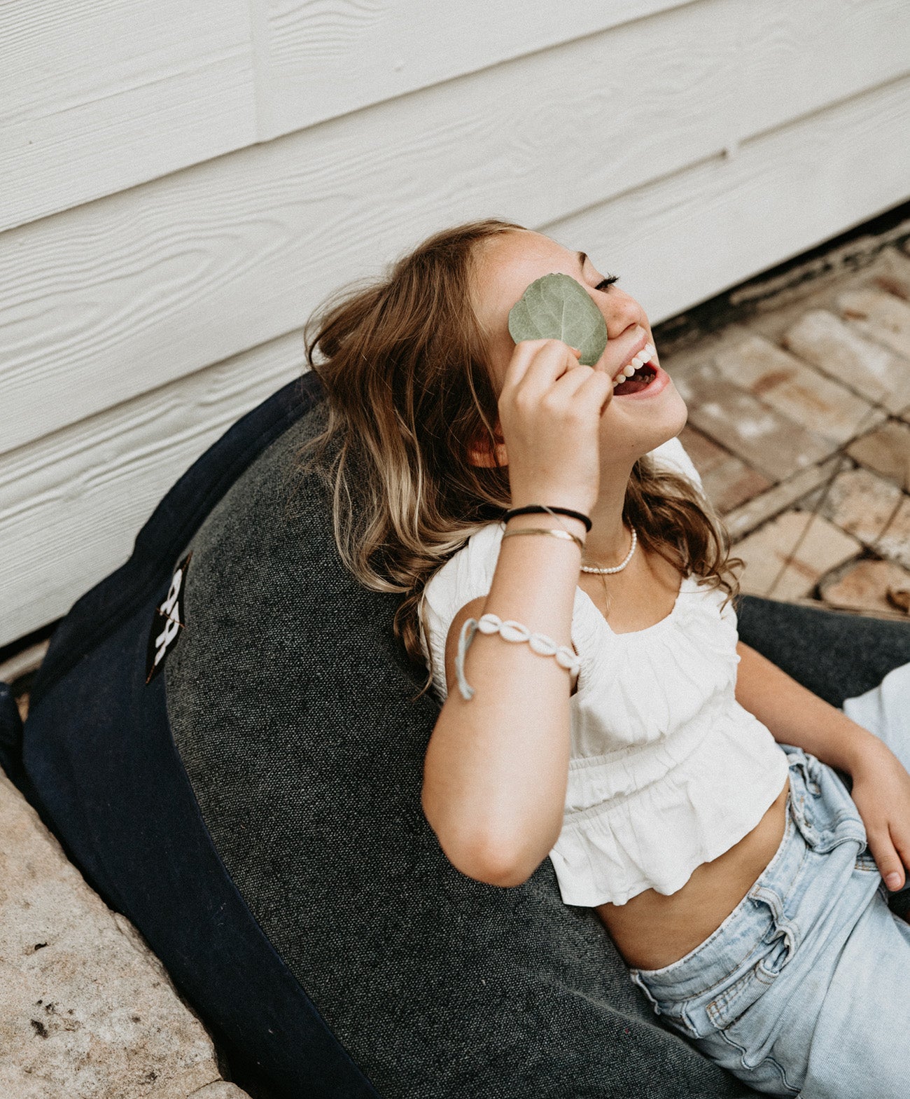 Outsider Kids Bean Bag | Navy