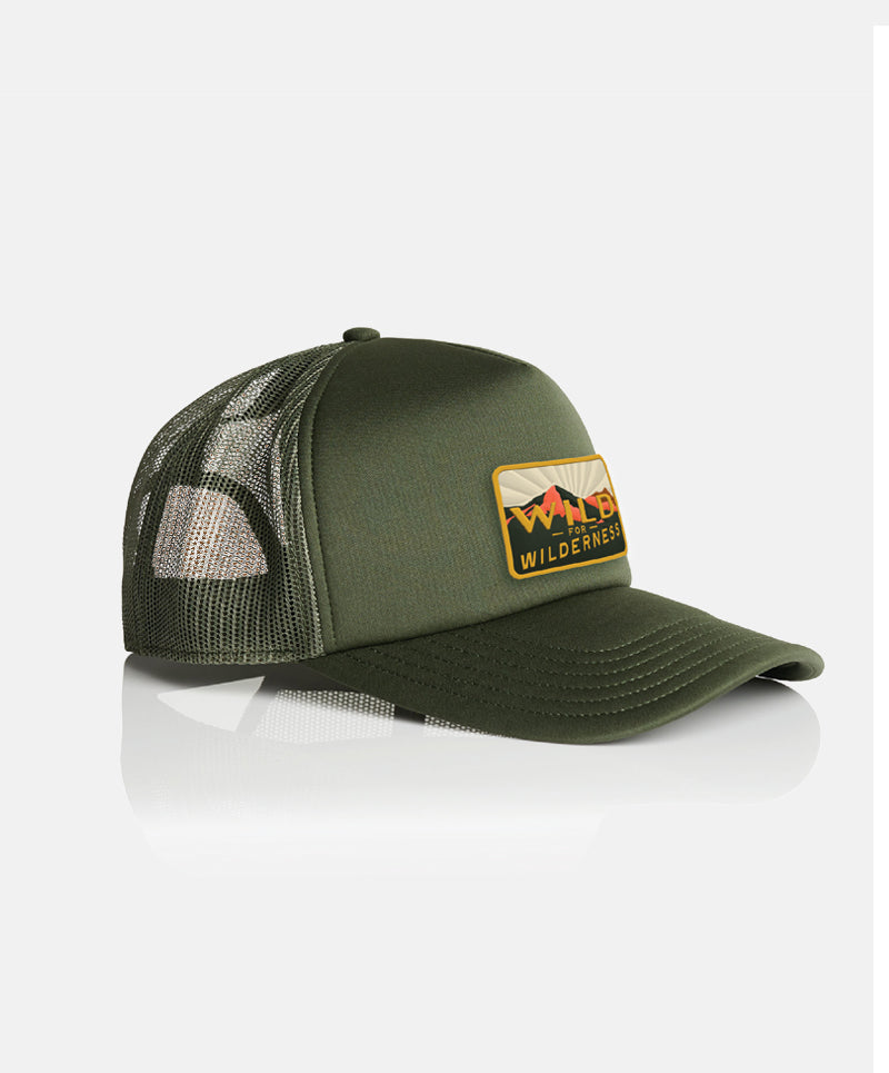 Wild For Wilderness Trucker Cap - Cypress