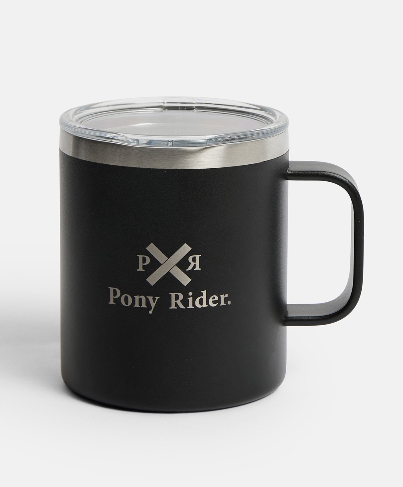 Pony Rider x Pargo 12oz Insulated Mug – Black