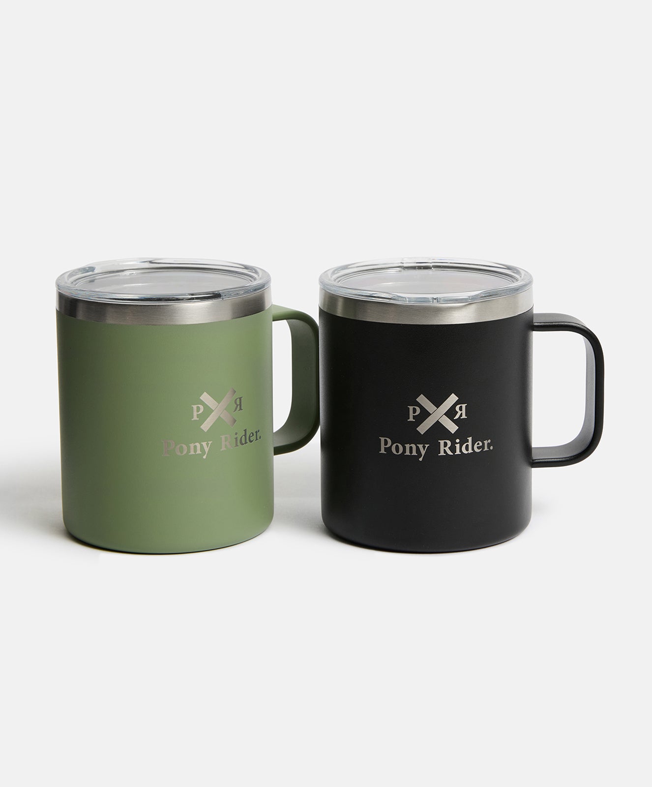 Pony Rider x Pargo 12oz Insulated Mug – Black