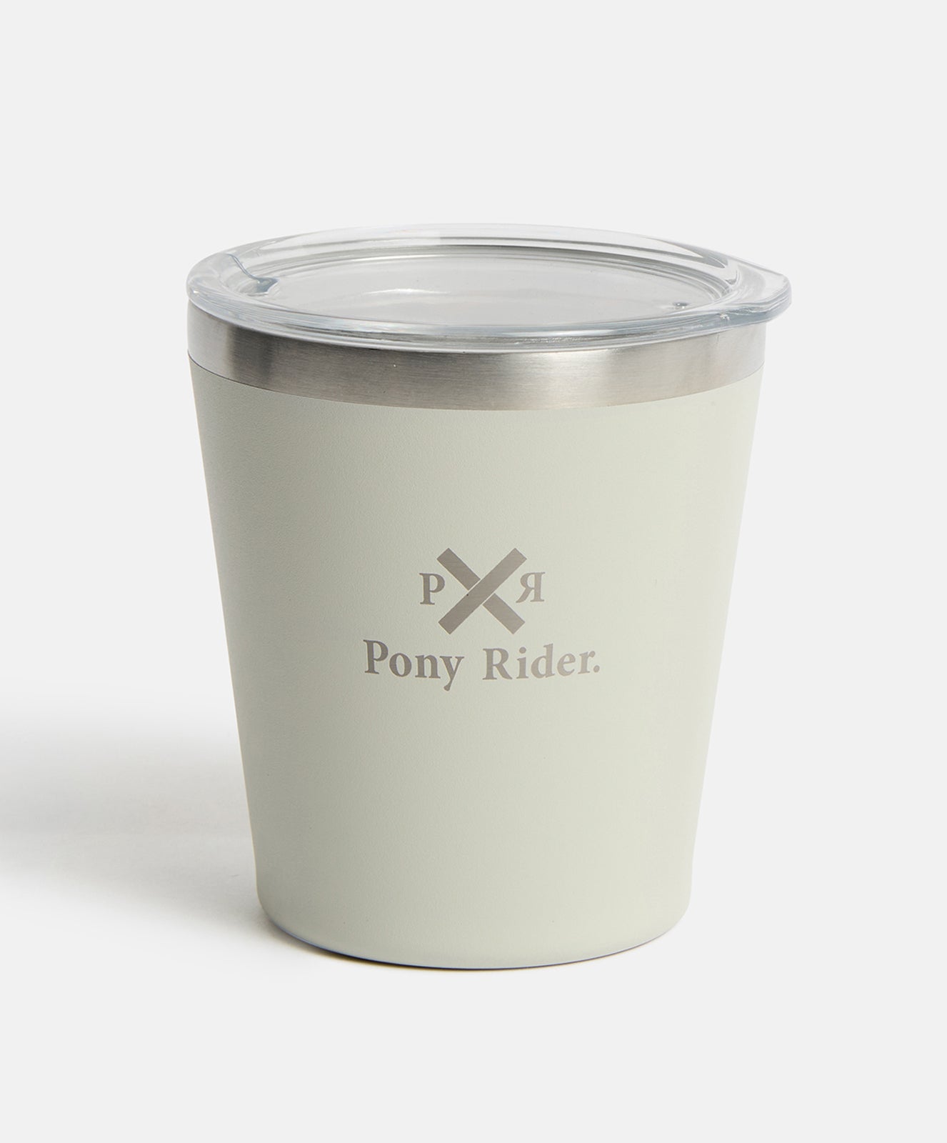 Pony Rider x Pargo 8oz Insulated Coffee Cup – Bone White