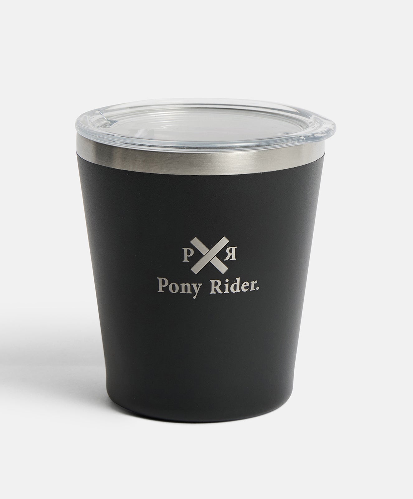 Pony Rider x Pargo 8oz Insulated Coffee Cup – Black