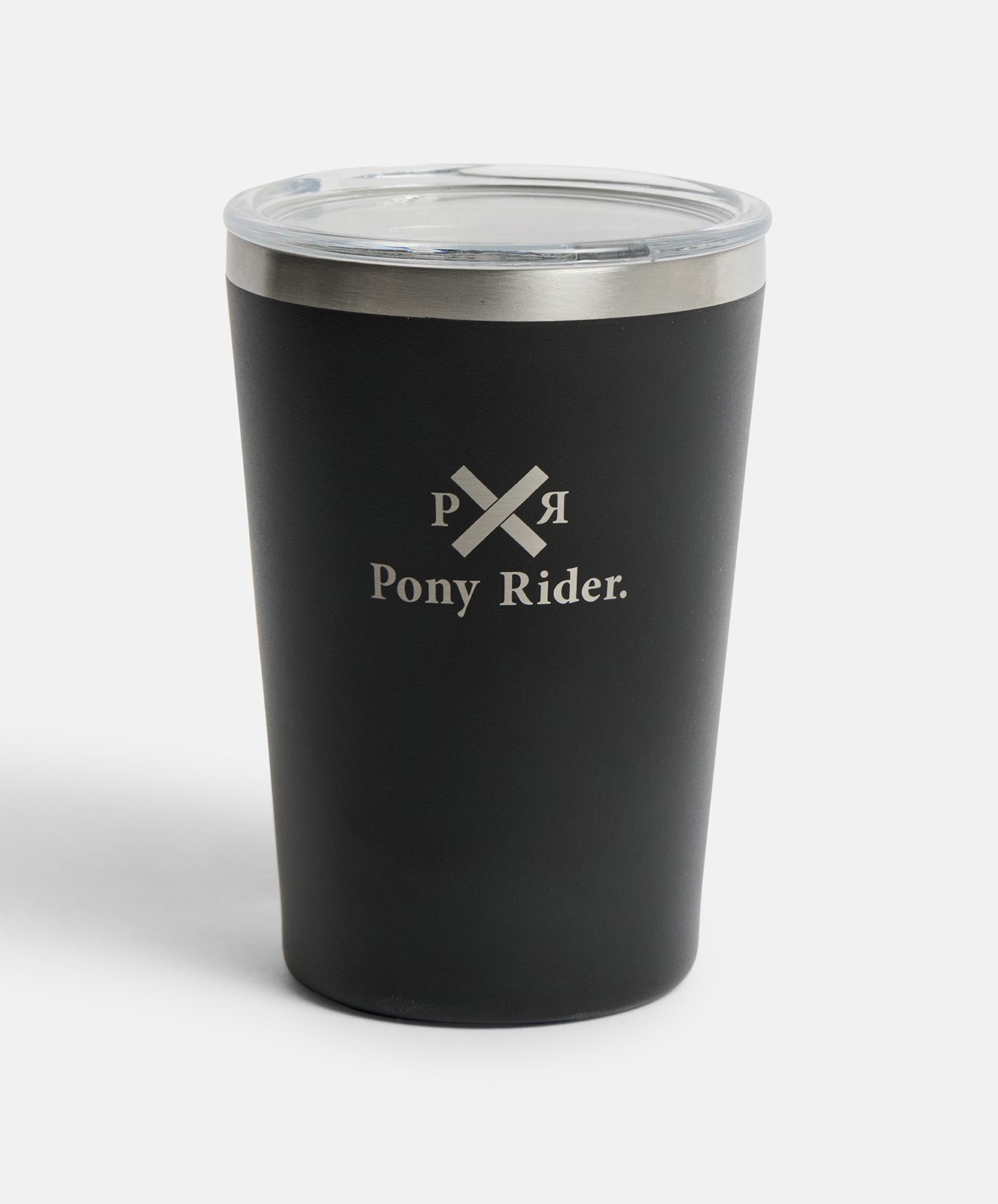 Pony Rider x Pargo 12oz Insulated Coffee Cup – Bone White