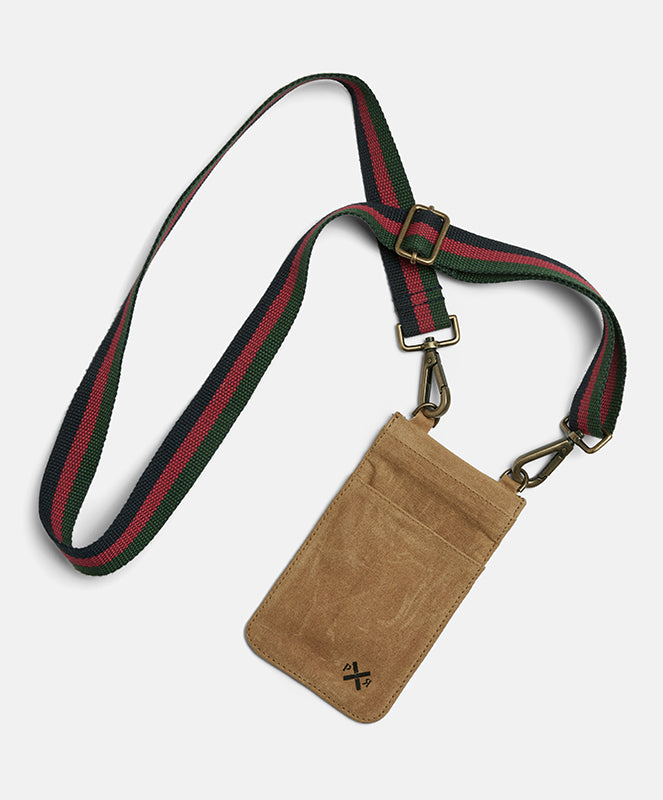 Slow Road Cross Body Phone Bag | Clay