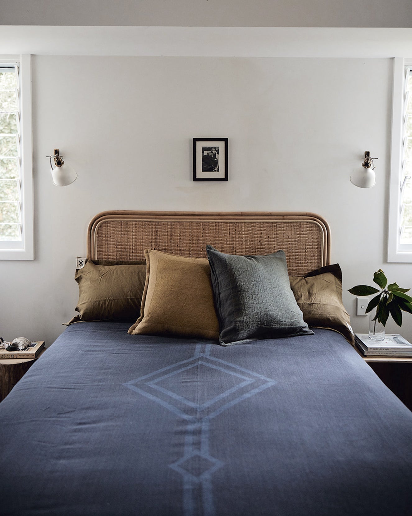 Bare Bones Linen Cushion | Forest Green