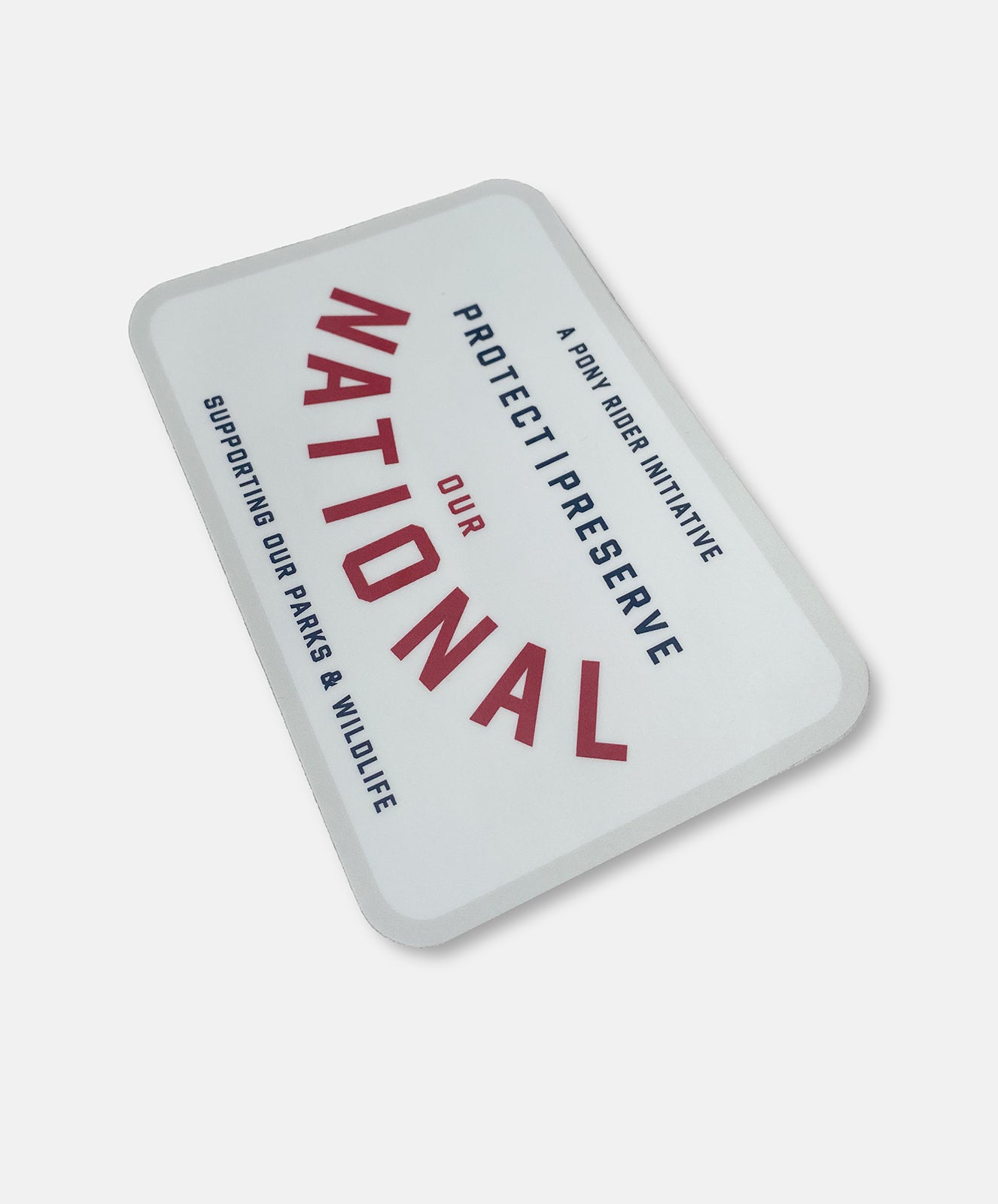 The National Project | Bumper Sticker |White