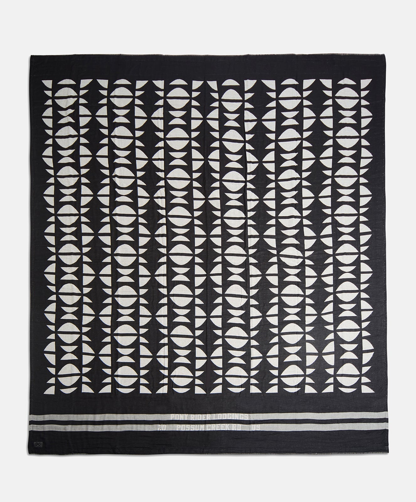 Moonrise Bed Blanket | Black