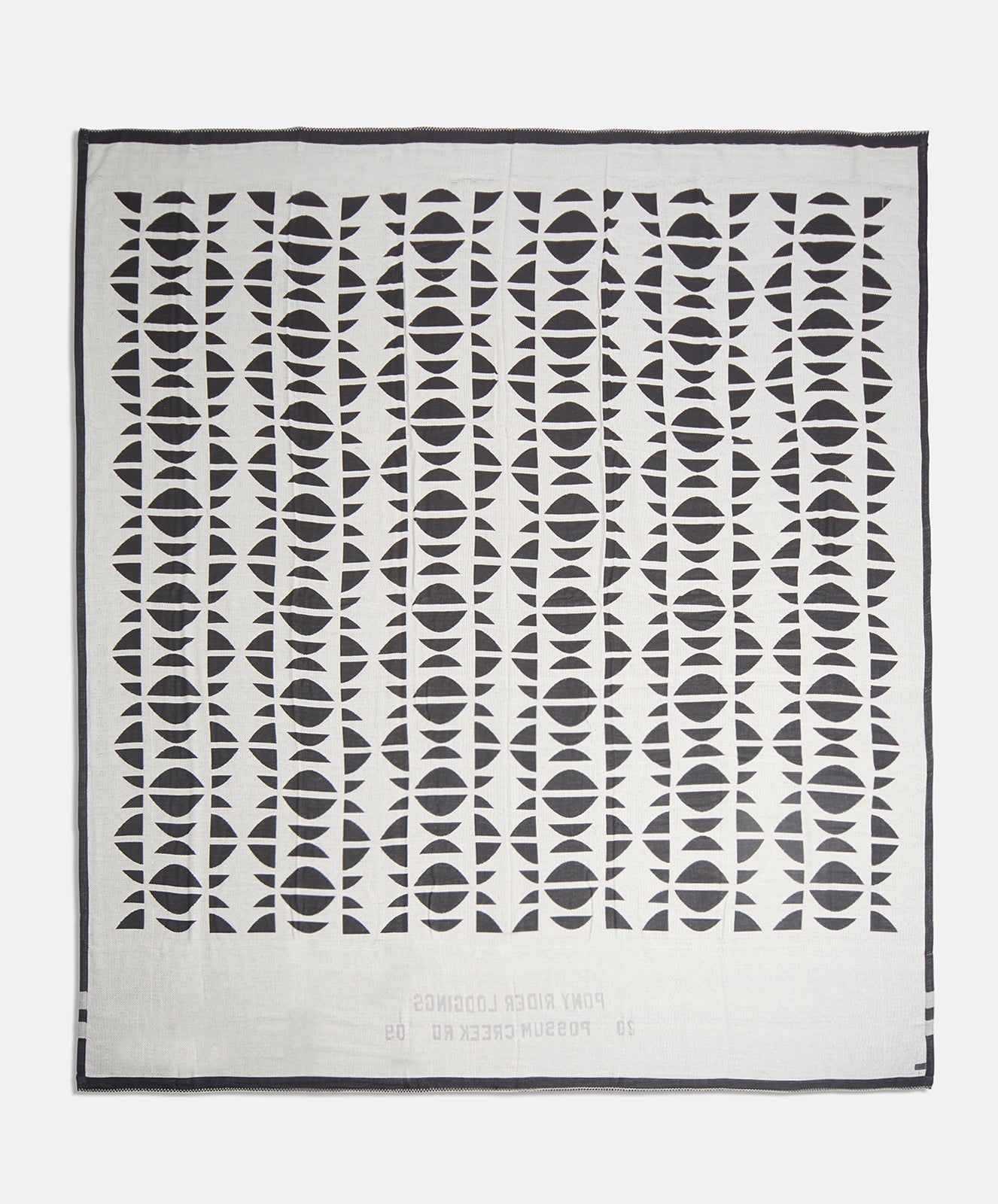 Moonrise Bed Blanket | Black