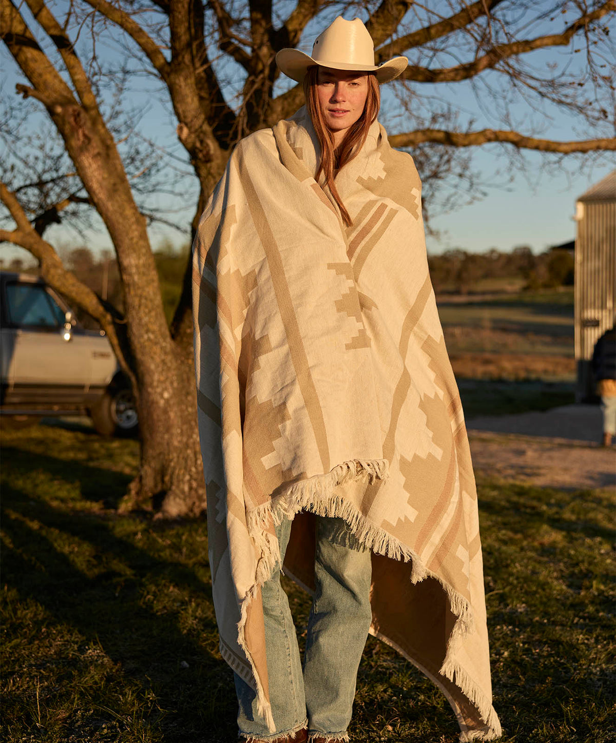 Up River Throw | Lt Safari | 150 * 220 - PRE SALE
