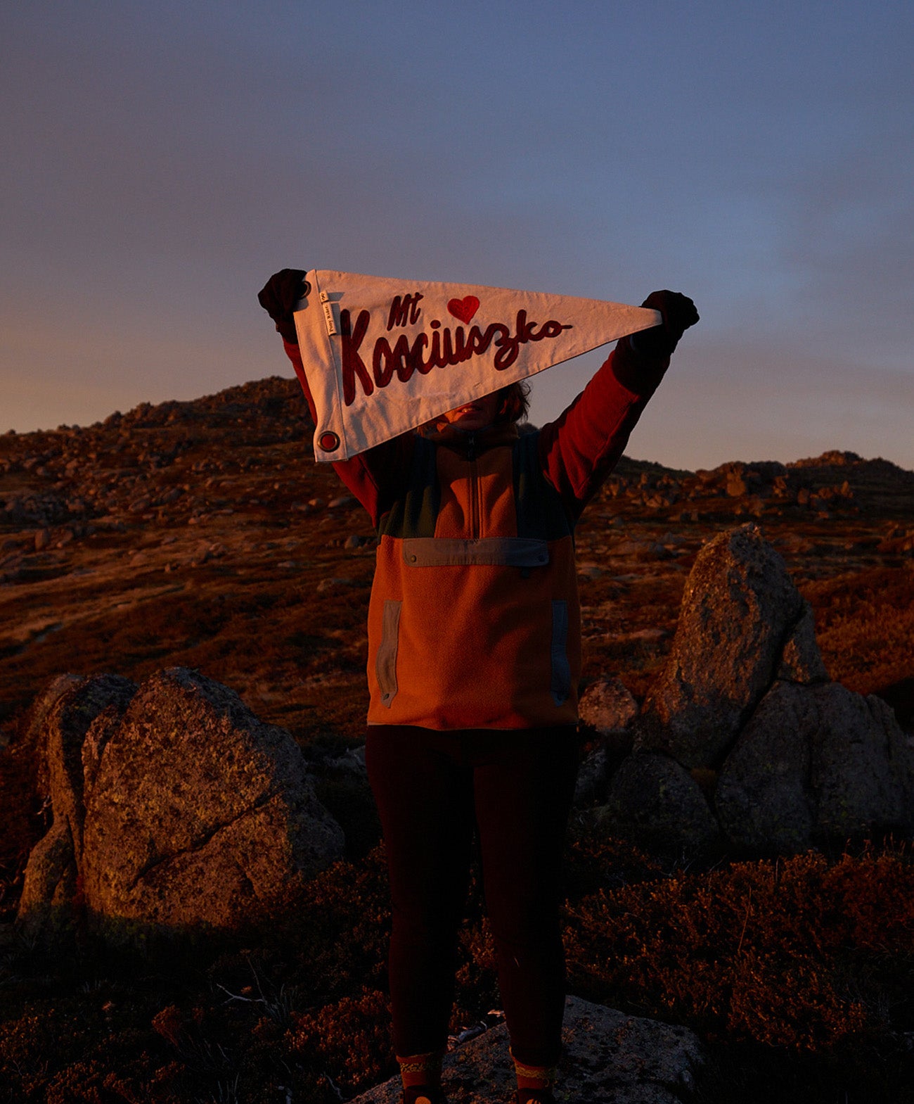 Mt Kosciuszko Flag | Red