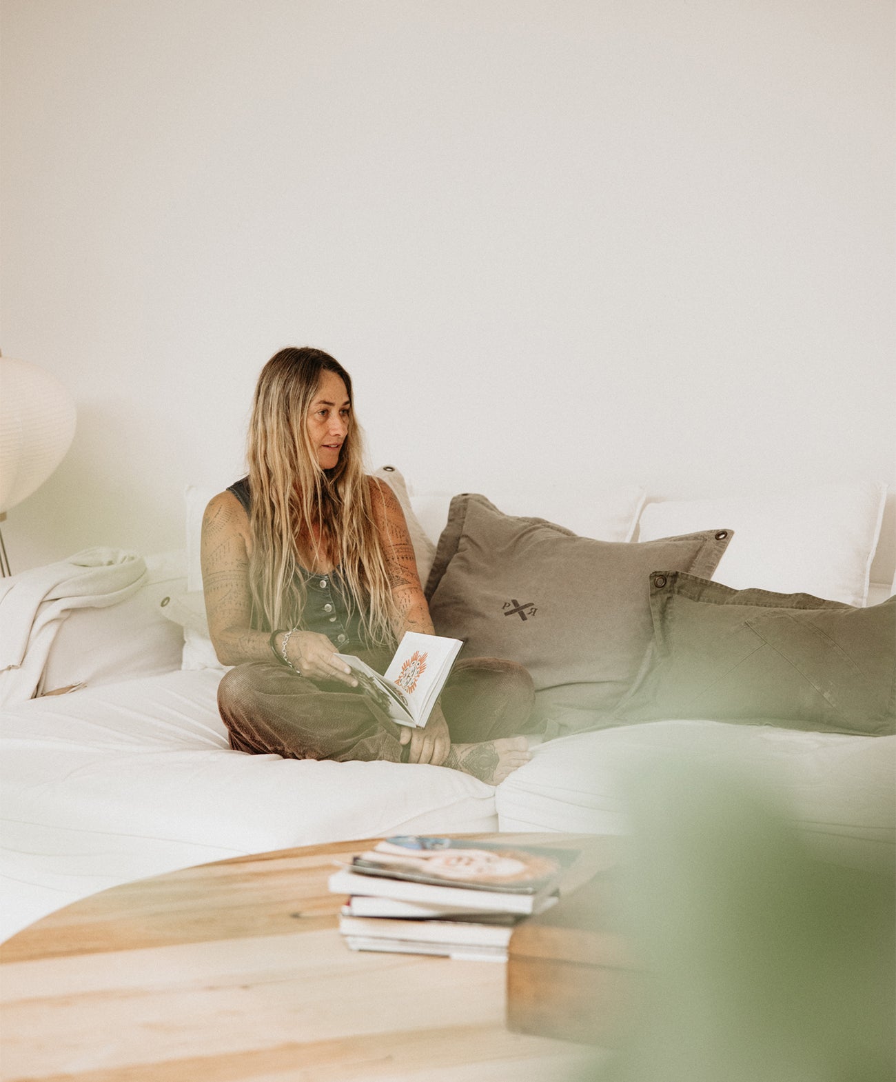 Highlander Cushion | Olive