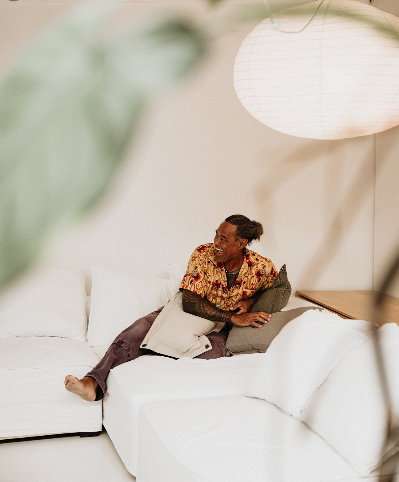 Lil Highlander Cushion | Grey Olive