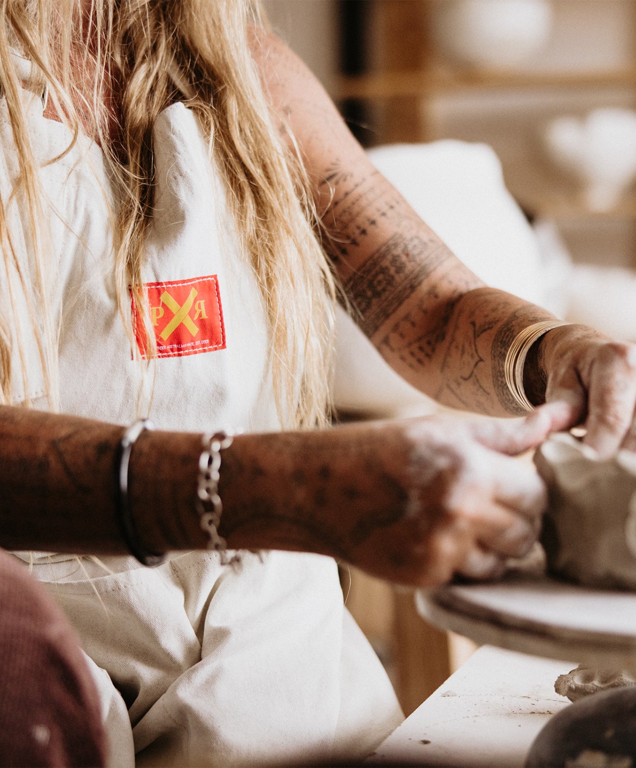 Makers Apron | Upcycled | Natural